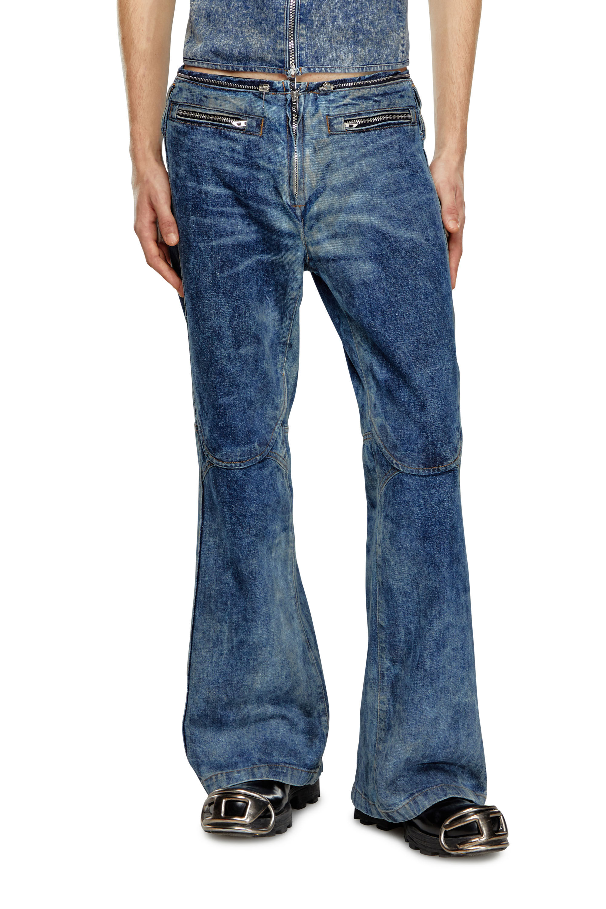 Diesel - Straight Jeans D-Gen 0PGAX, Dark Blue - Image 3