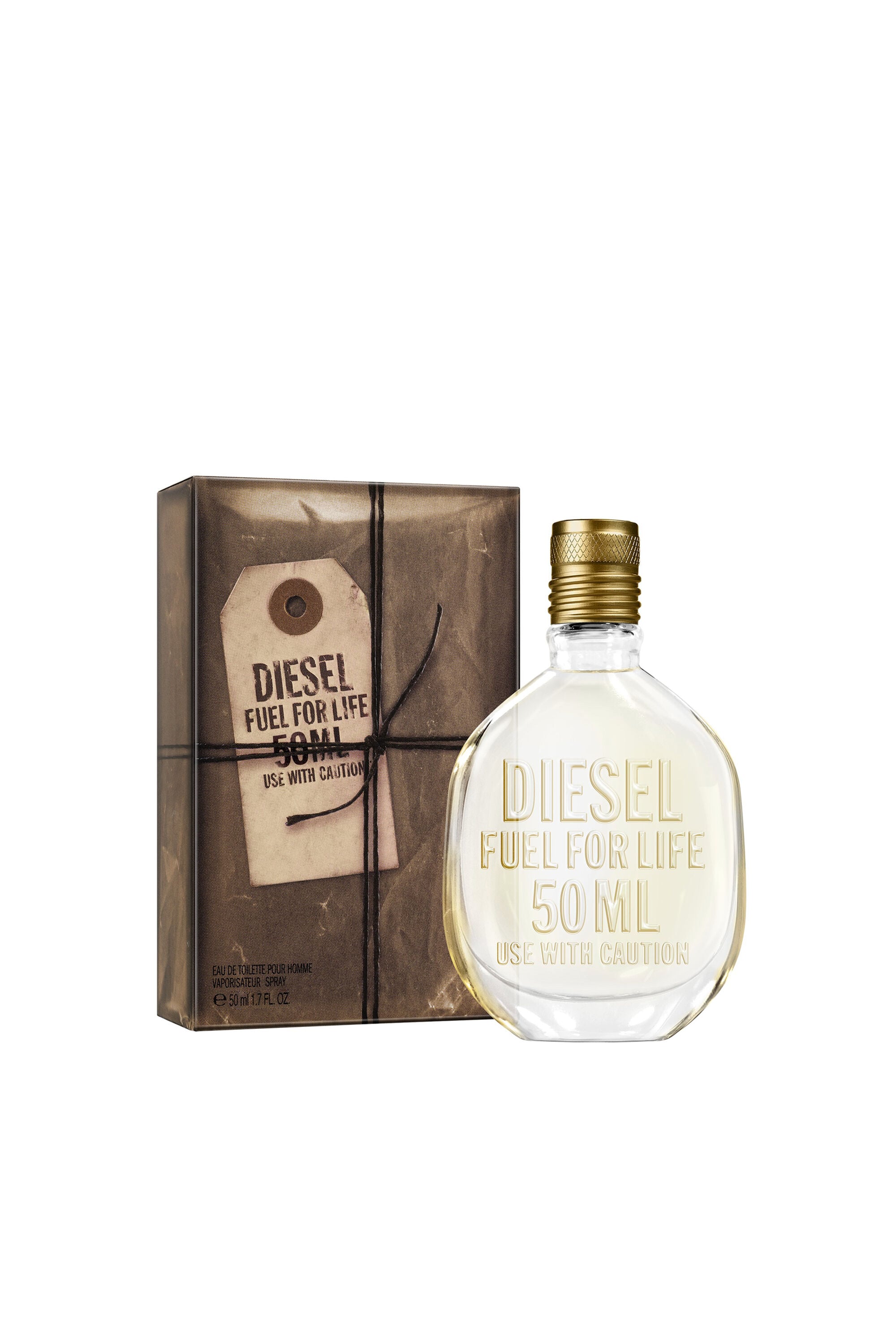 Men's Fuel For Life Man, 50ml, Eau De Toilette | Beige | Diesel TR