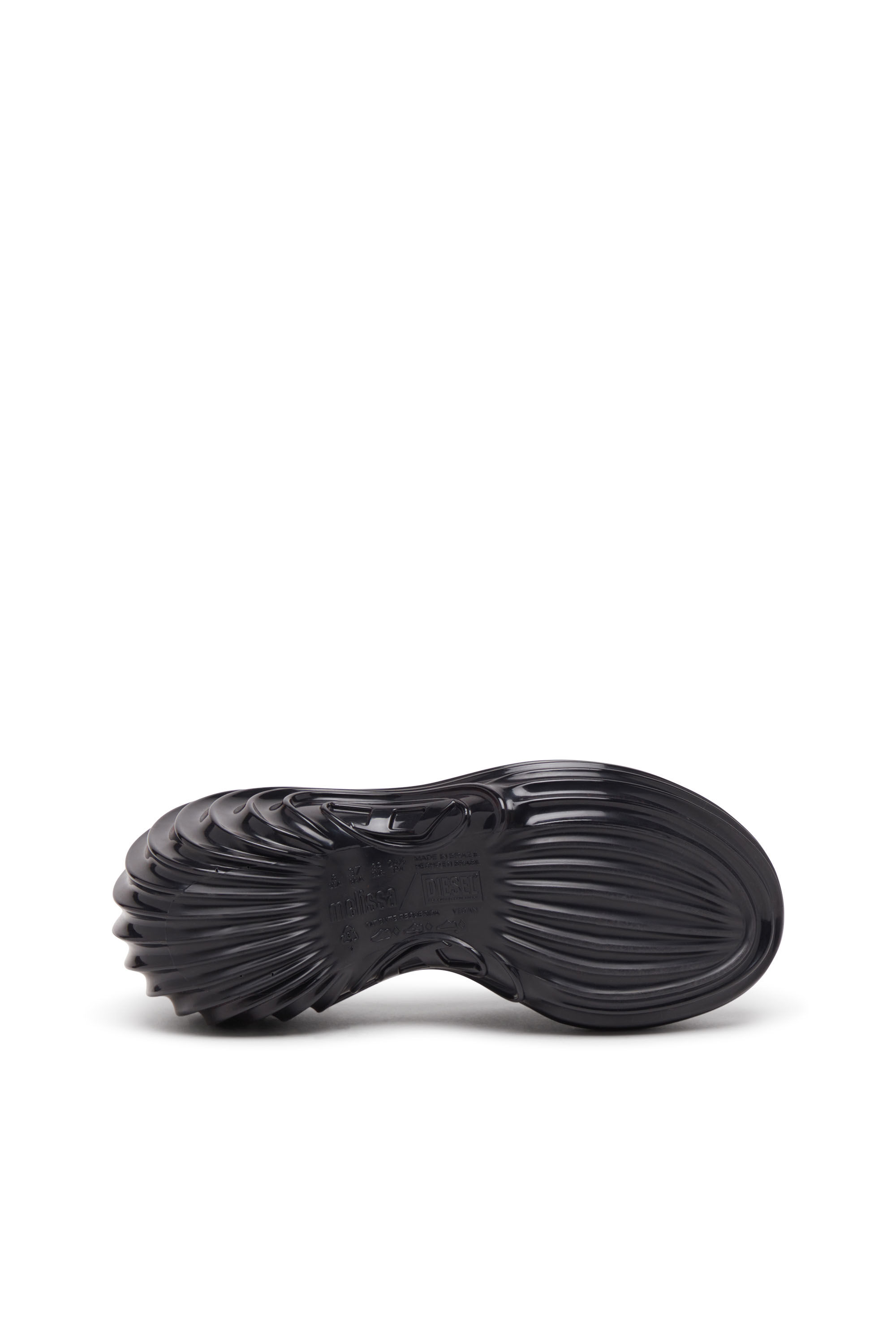 Women's Platform mule in Melflex® | Black | Diesel {{Country}}
