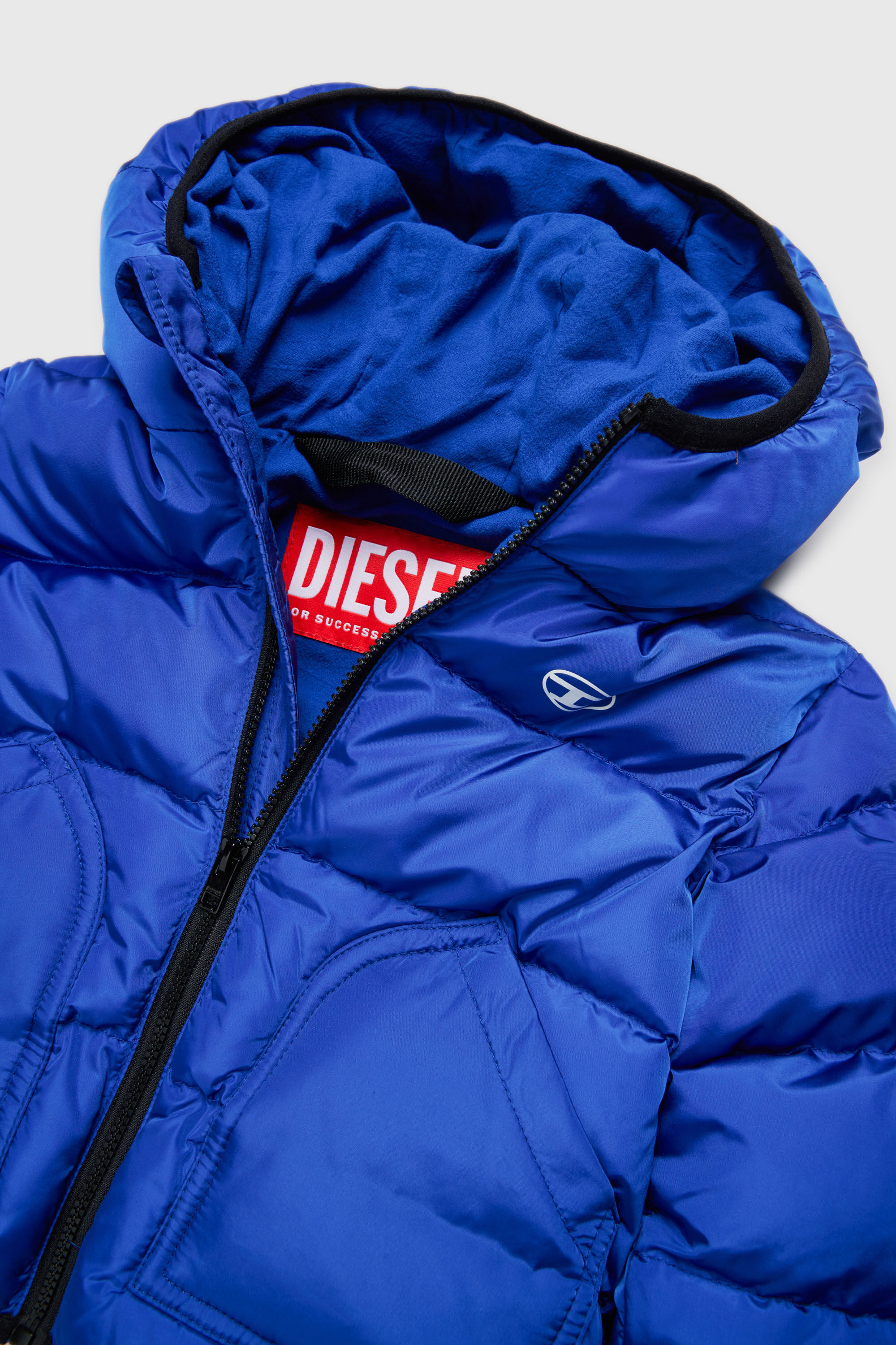 Diesel - JSIPB, Unisex's Puffer jacket with Oval D logo in Blue - 3