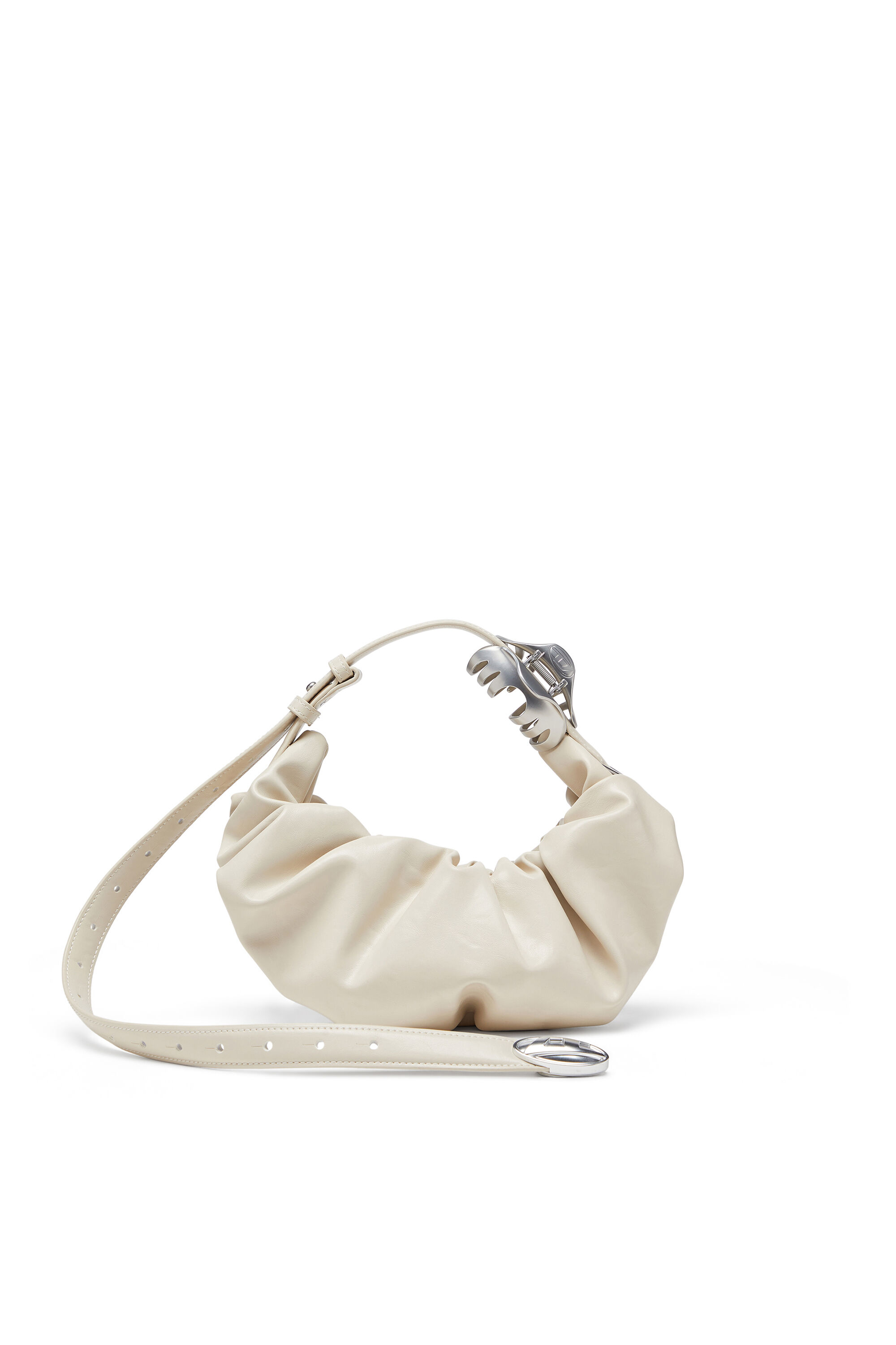 Diesel - GRAB-D HOBO S, Woman's Grab-D-Hobo bag in White - 1