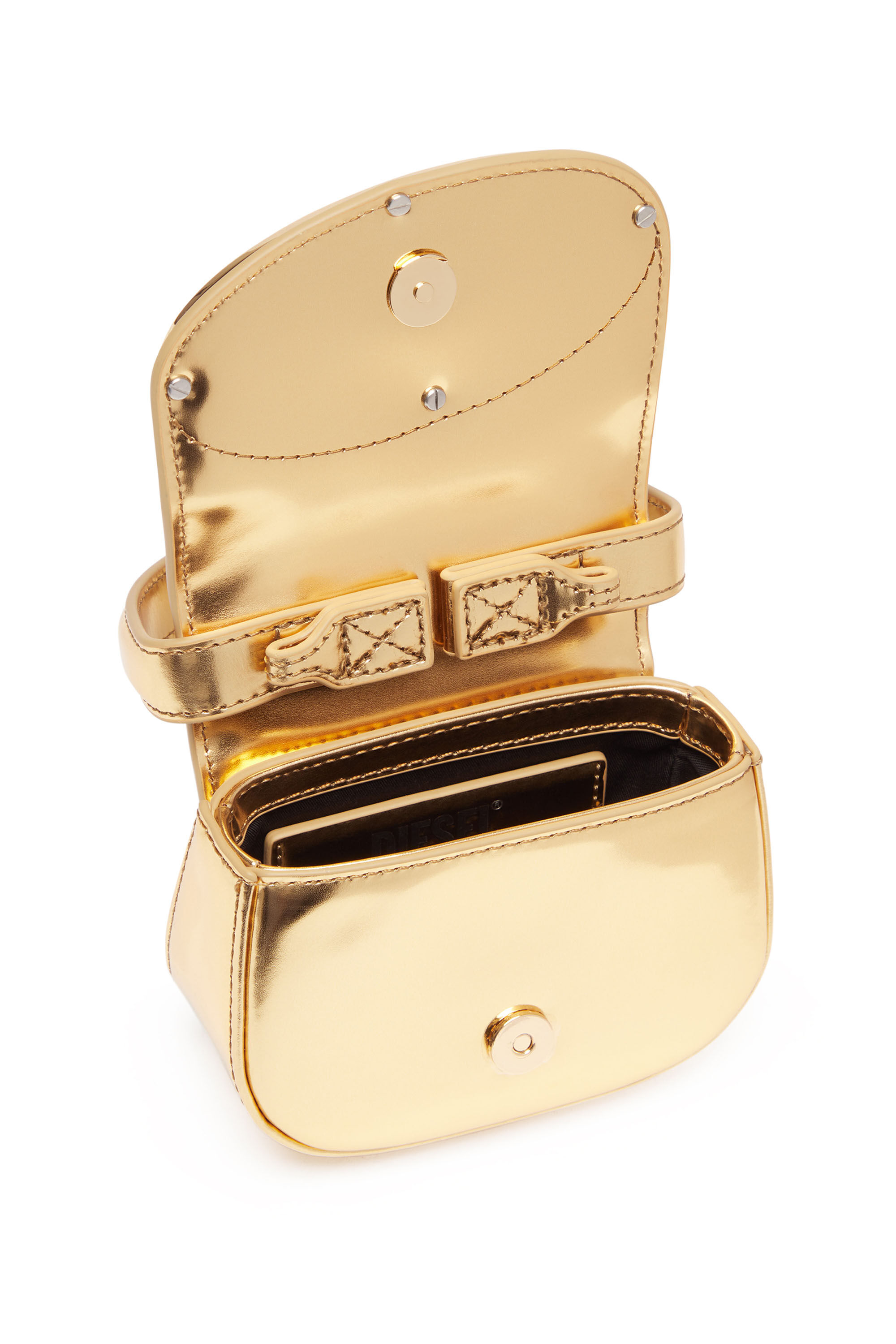 1DR-XS-S Woman: Mini bag in mirrored leather | Diesel
