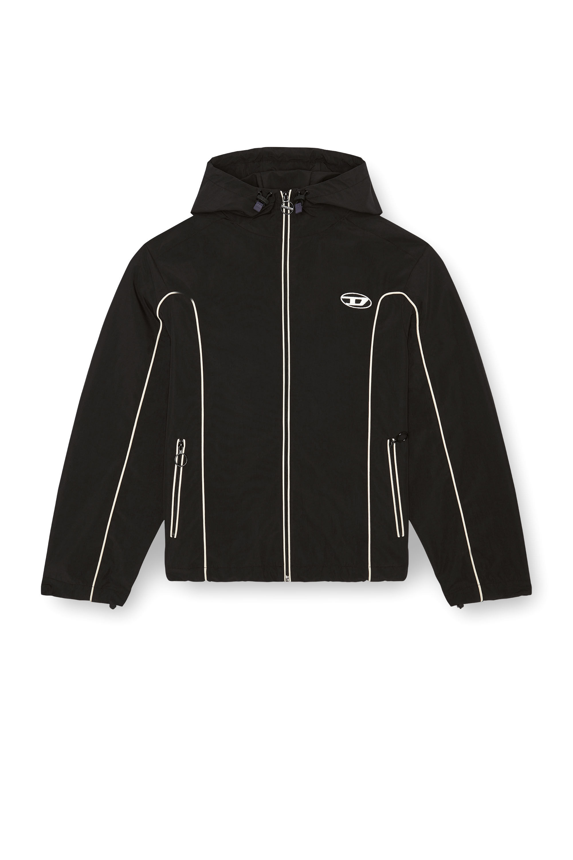 J-HIVES Man: Windbreaker Jacket with contrast piping | Diesel