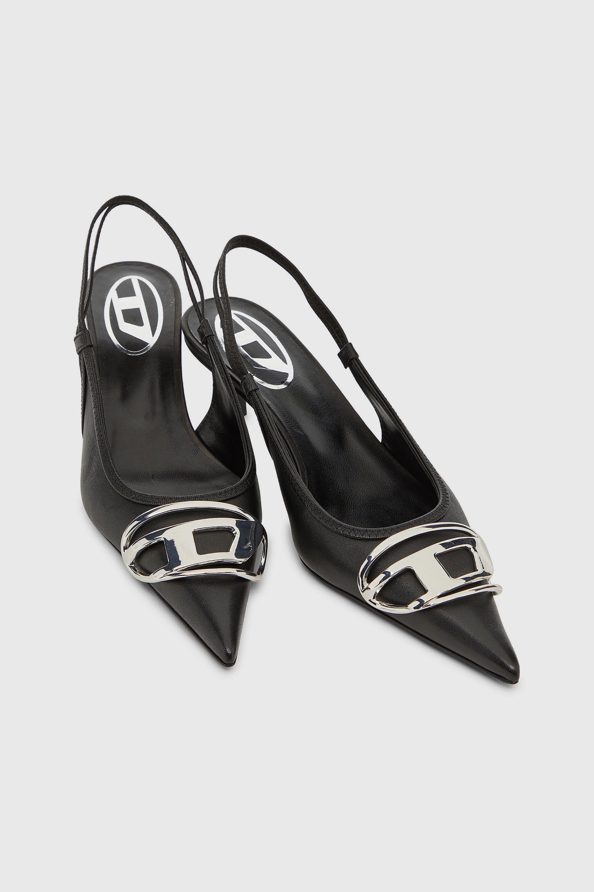 Women's D-Venus-Slingback pumps in nappa leather | Black | Diesel