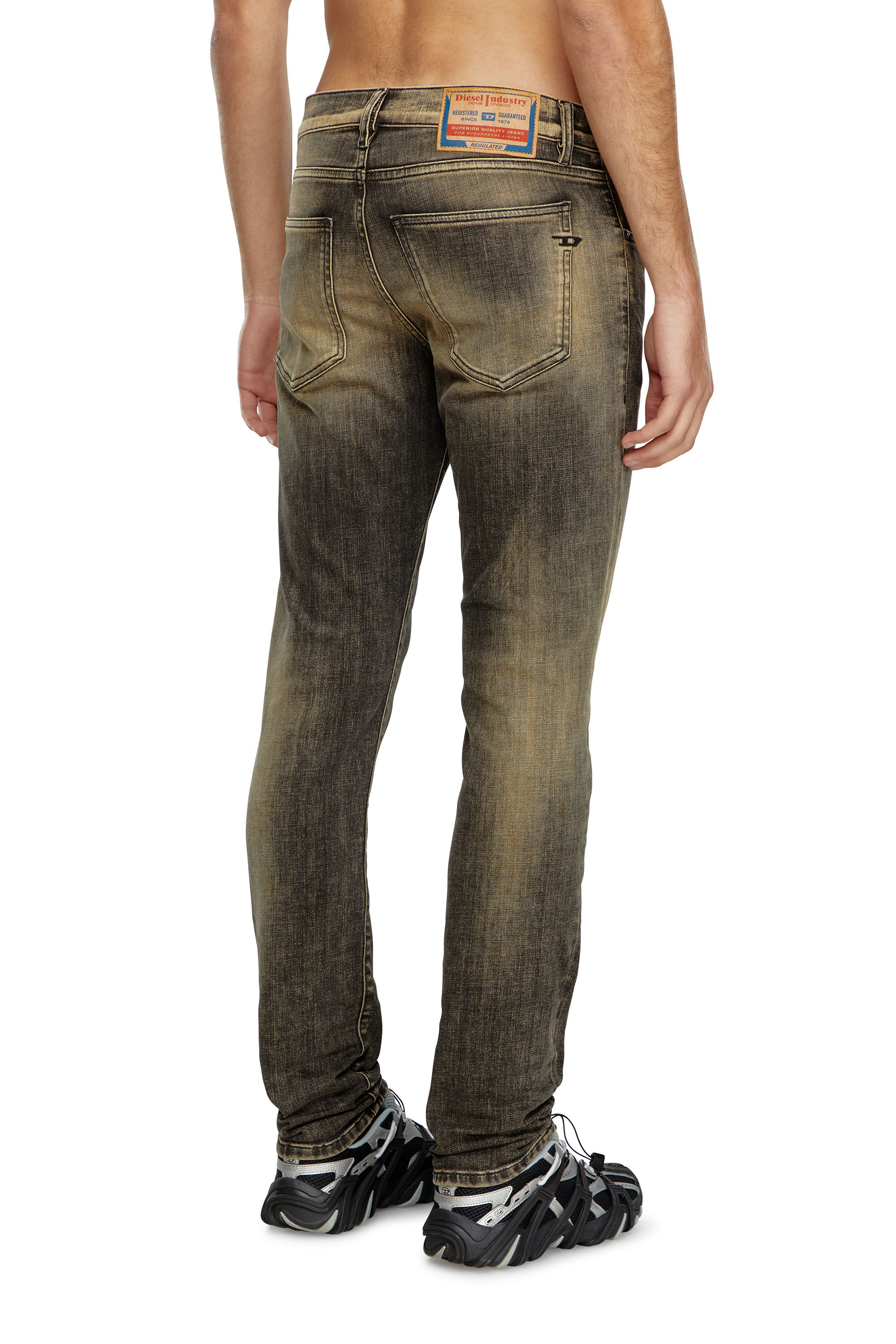 Men's Slim Jeans | Black/Beige | Diesel 2019 D-Strukt