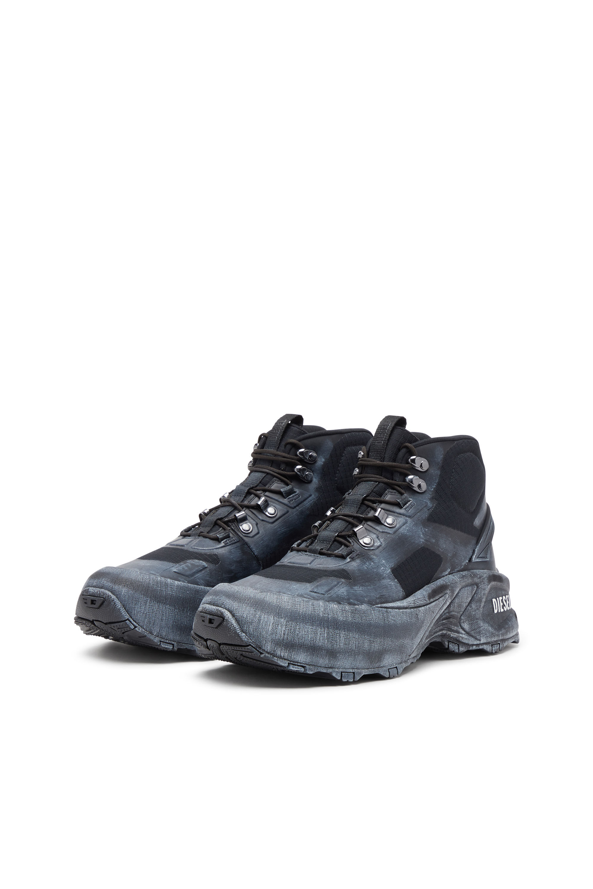 Men's D-Cage Hiking - Sneaker chuncky high-top | Black | Diesel