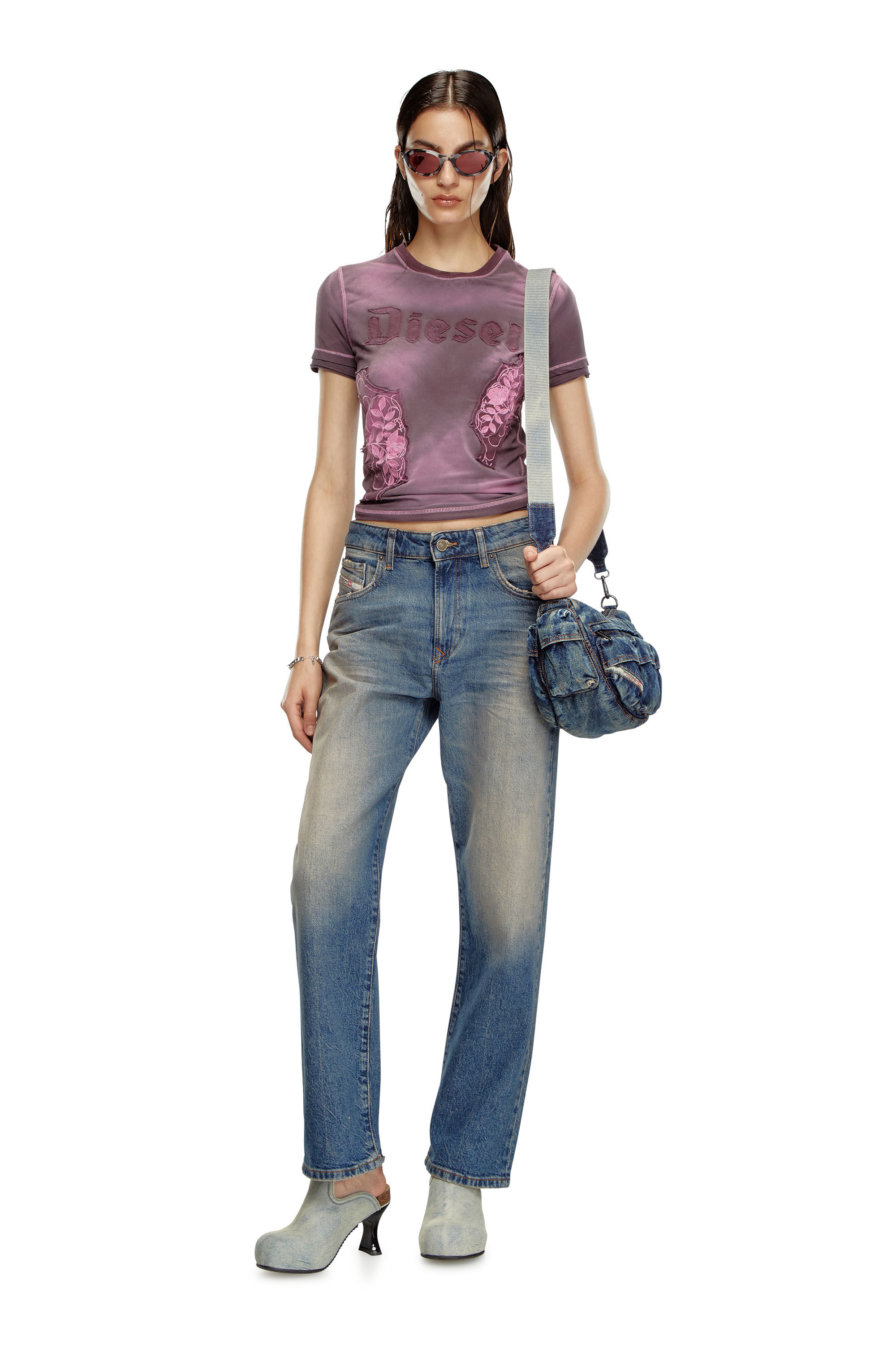 1999 D-Reggy Woman: Straight Dark blue Jeans | Diesel Library
