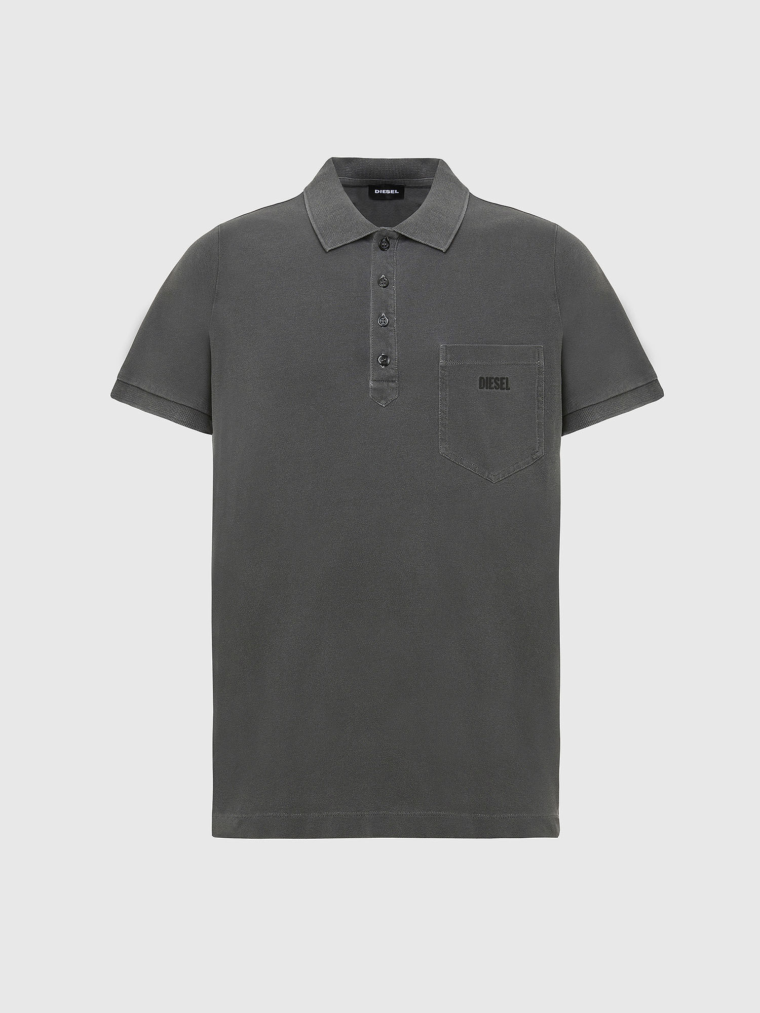 diesel black polo shirt