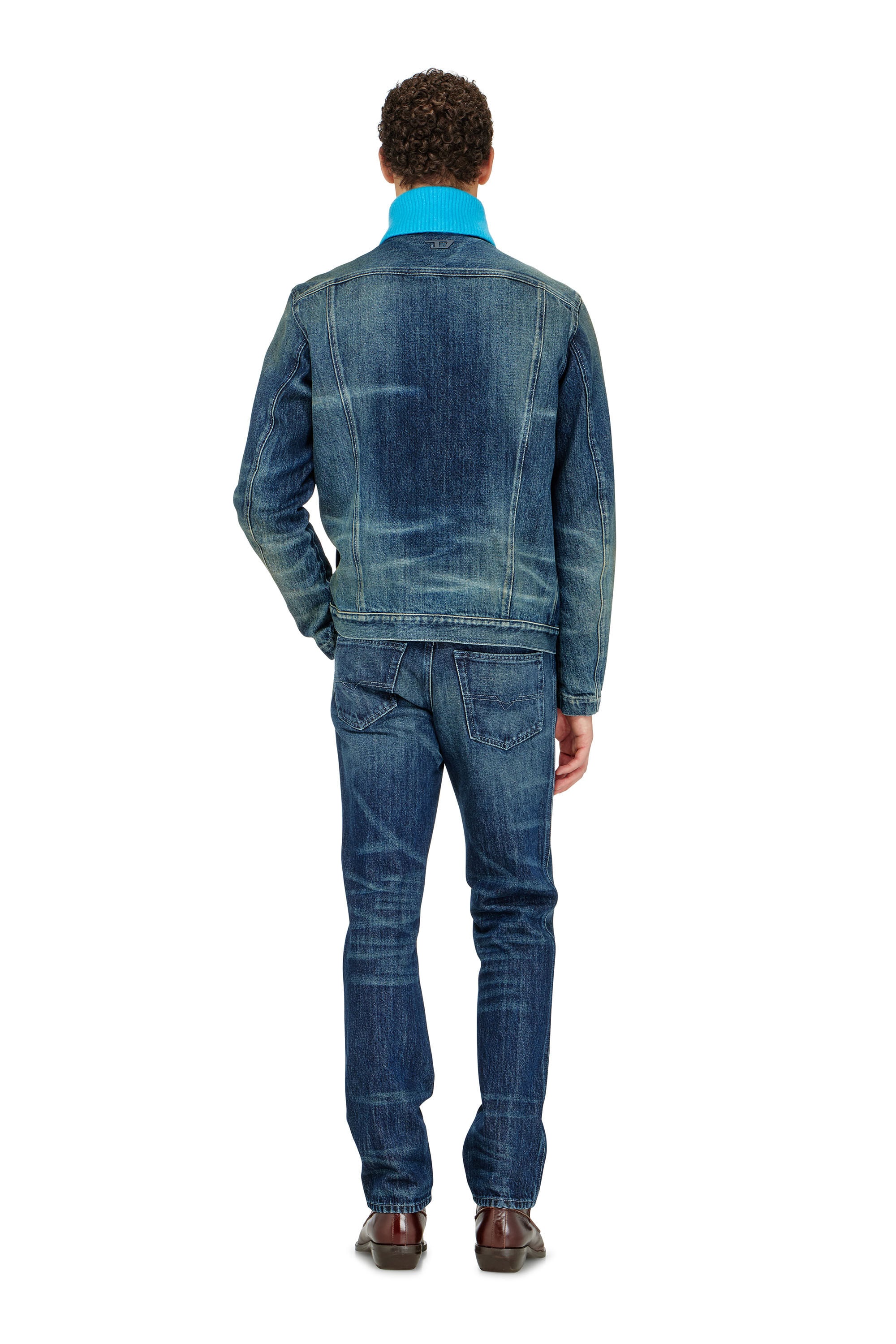 Diesel - Man's Slim Jeans 1993 D-Vyl 007FZ, Dark Blue - 3