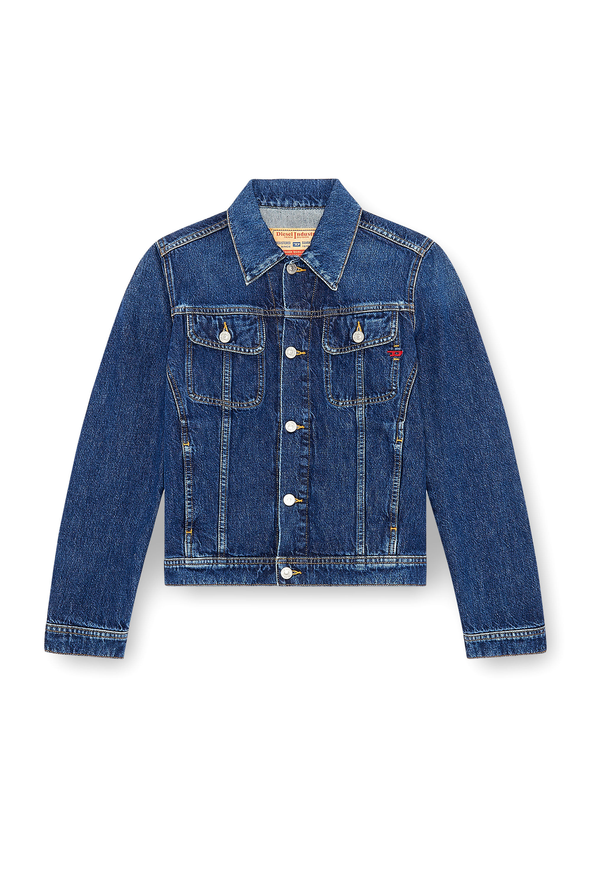 DIESEL|DENIM JACKETS (A09970 09I27 01) Women's Trucker jacket in denim | Blue | Diesel