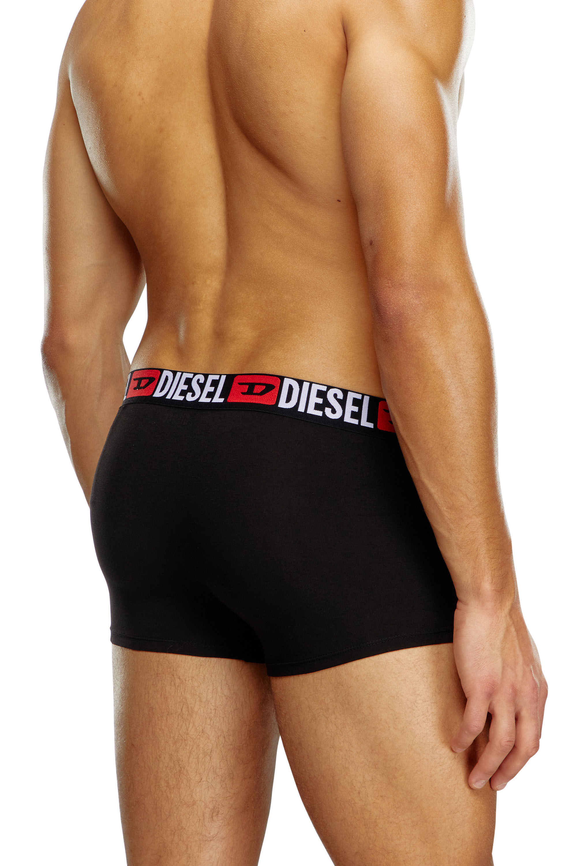 Men: Three-pack of all-over logo waist boxers | Diesel