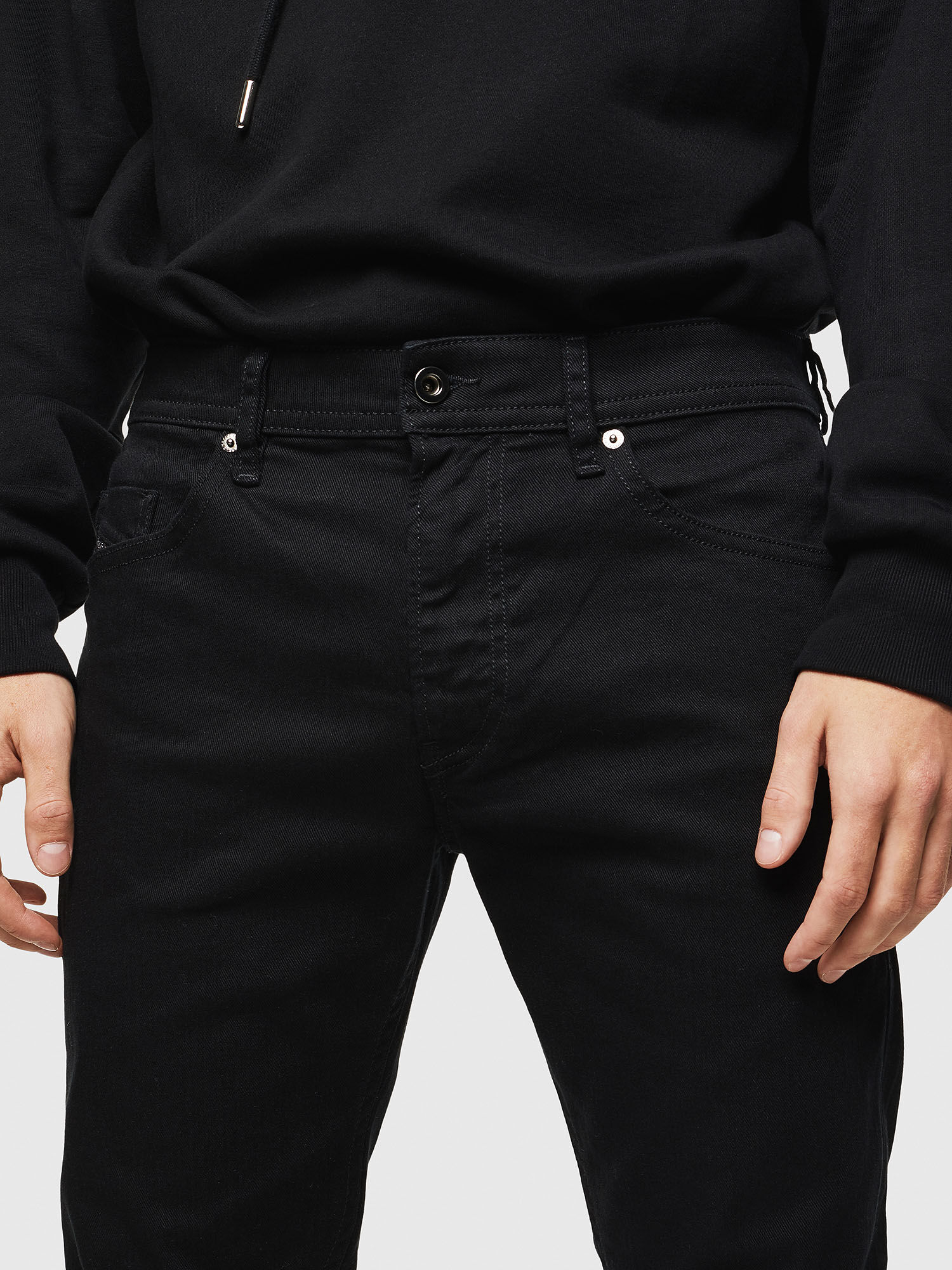 diesel thommer black jeans