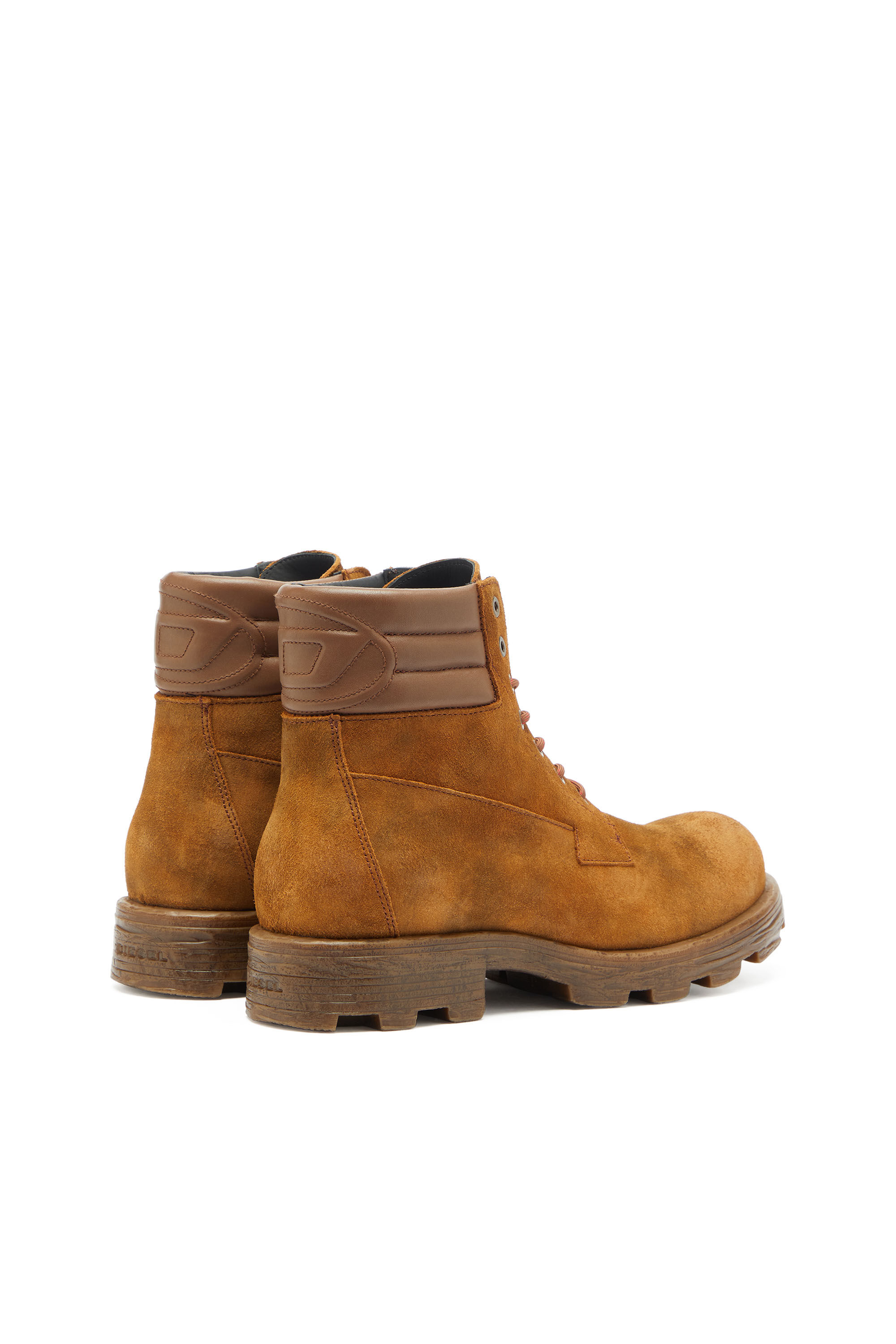 Diesel - D-HAMMER LACE UP, Man's D-Hammer - Combat boots in suede and leather in null - 3
