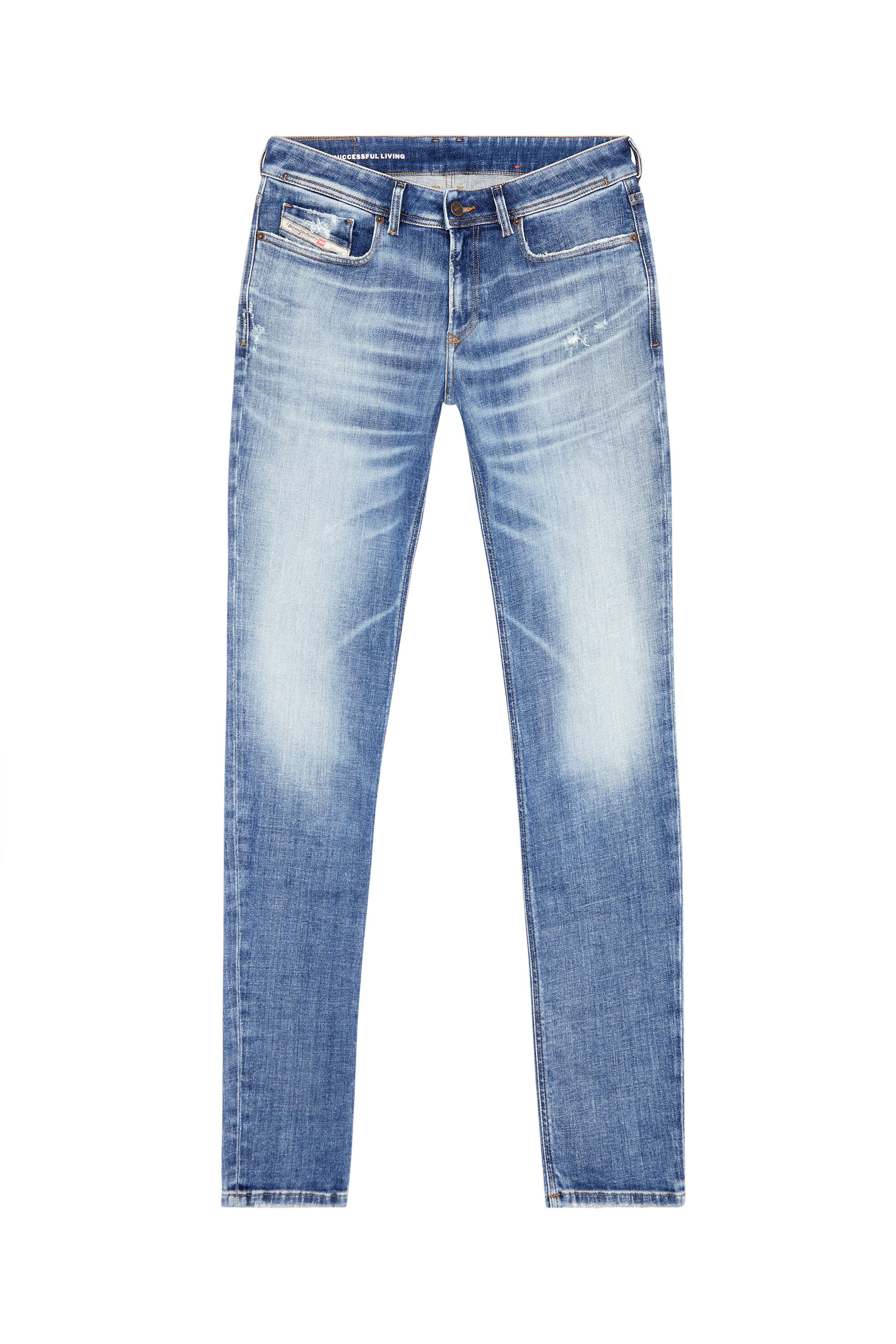 Diesel - Skinny Jeans 1979 Sleenker 09G35, Medium blue - Image 2