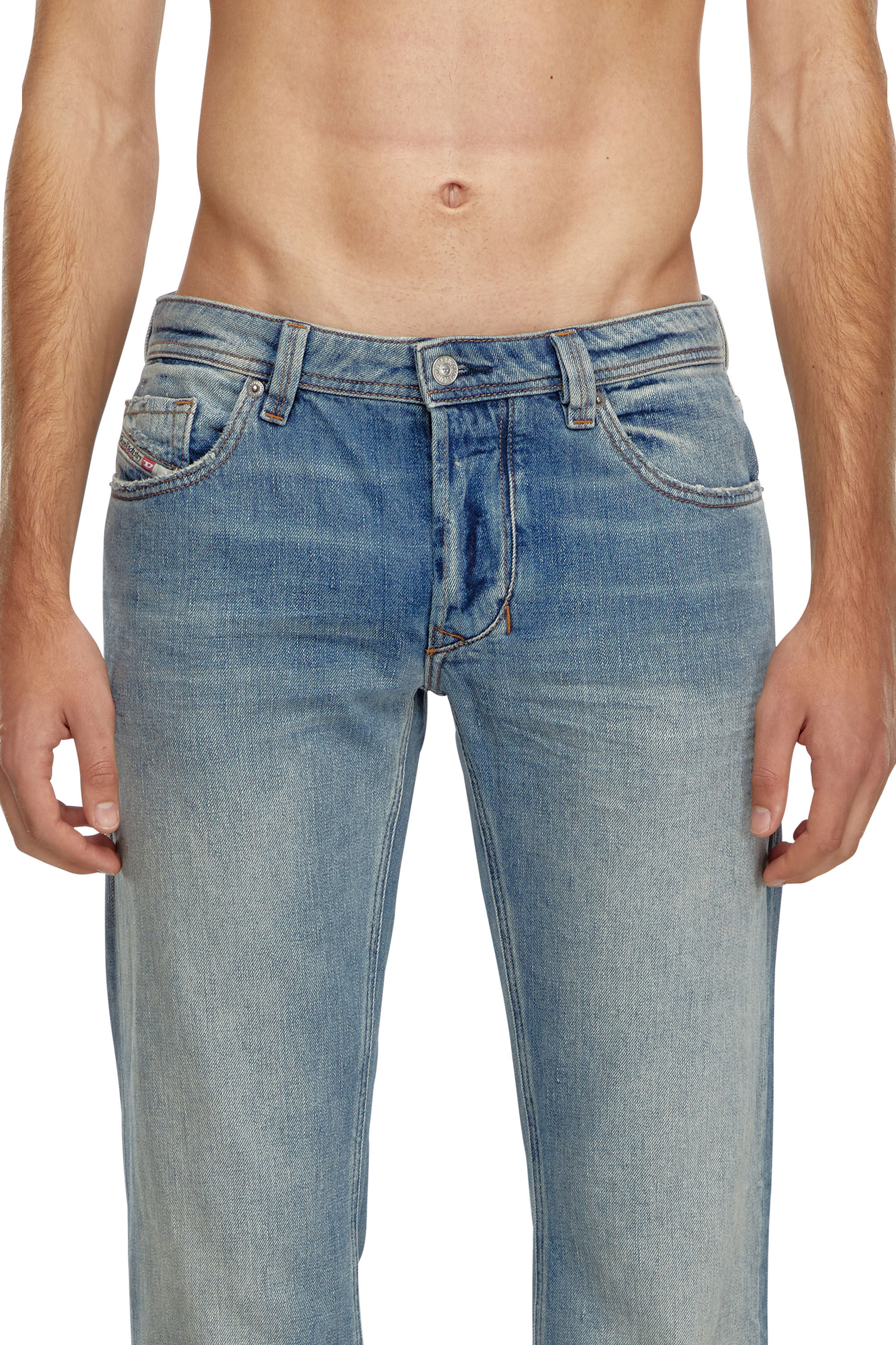 Men's Regular Jeans | Light Blue | Diesel 1985 Larkee