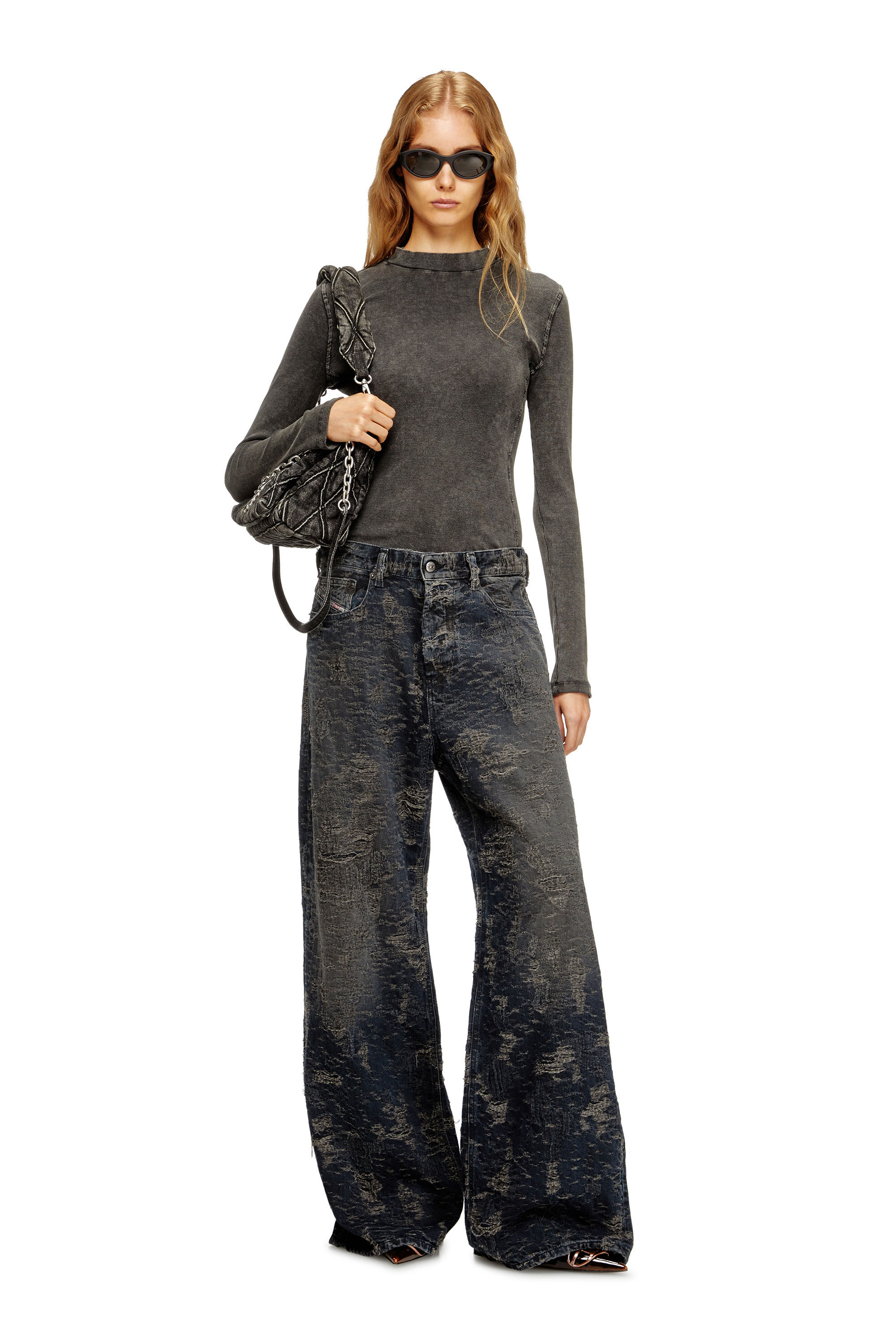 パンツ DIESEL Relaxed Jeans 1996 D-sire Women's Relaxed Jeans | Light Grey | Diesel 1996 D-Sire
