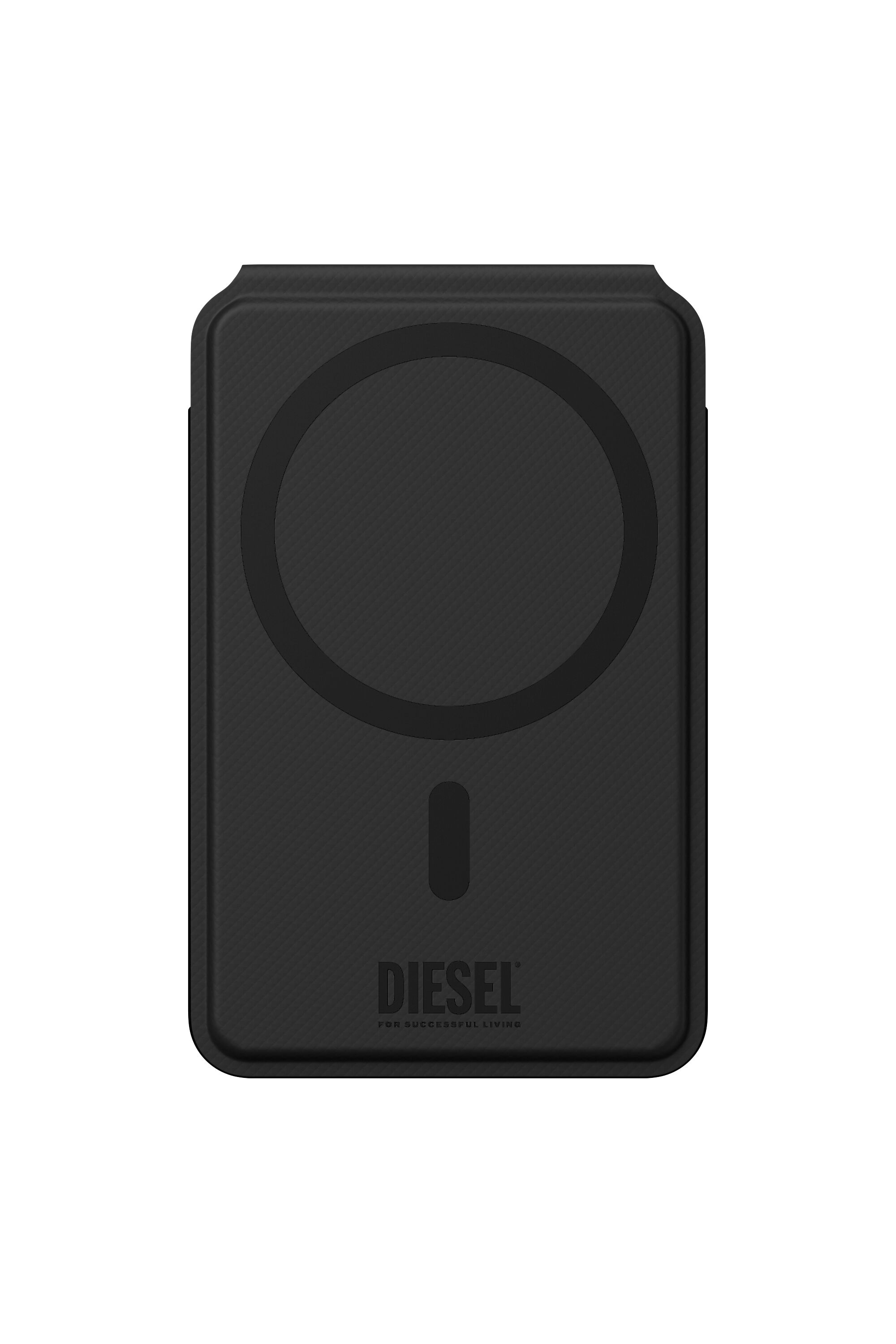 Women's 3D Biscotto magsafe cardholder stand | Black | Diesel