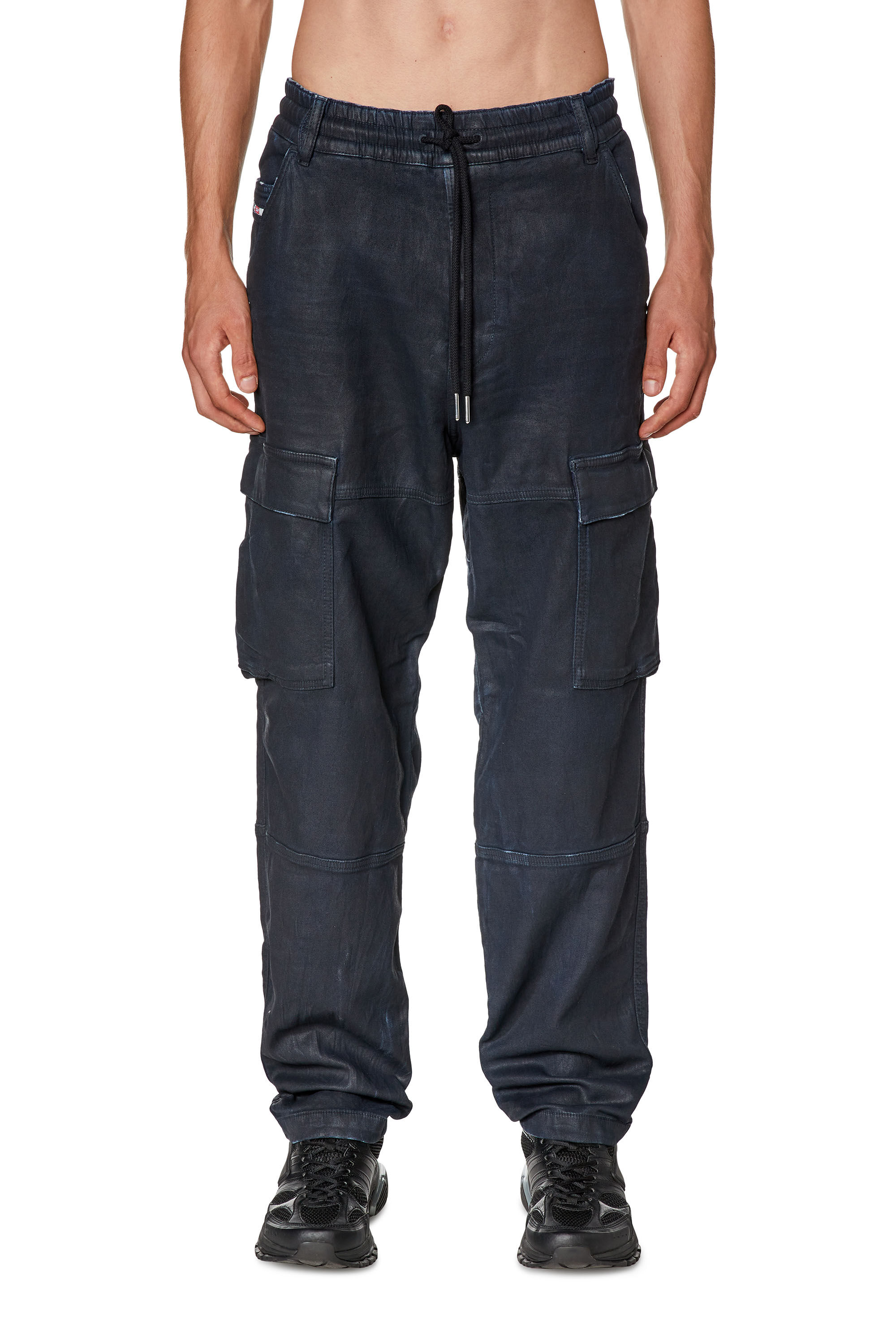 Men s Tapered Jeans Dark blue Diesel 2030 D Krooley Joggjeans