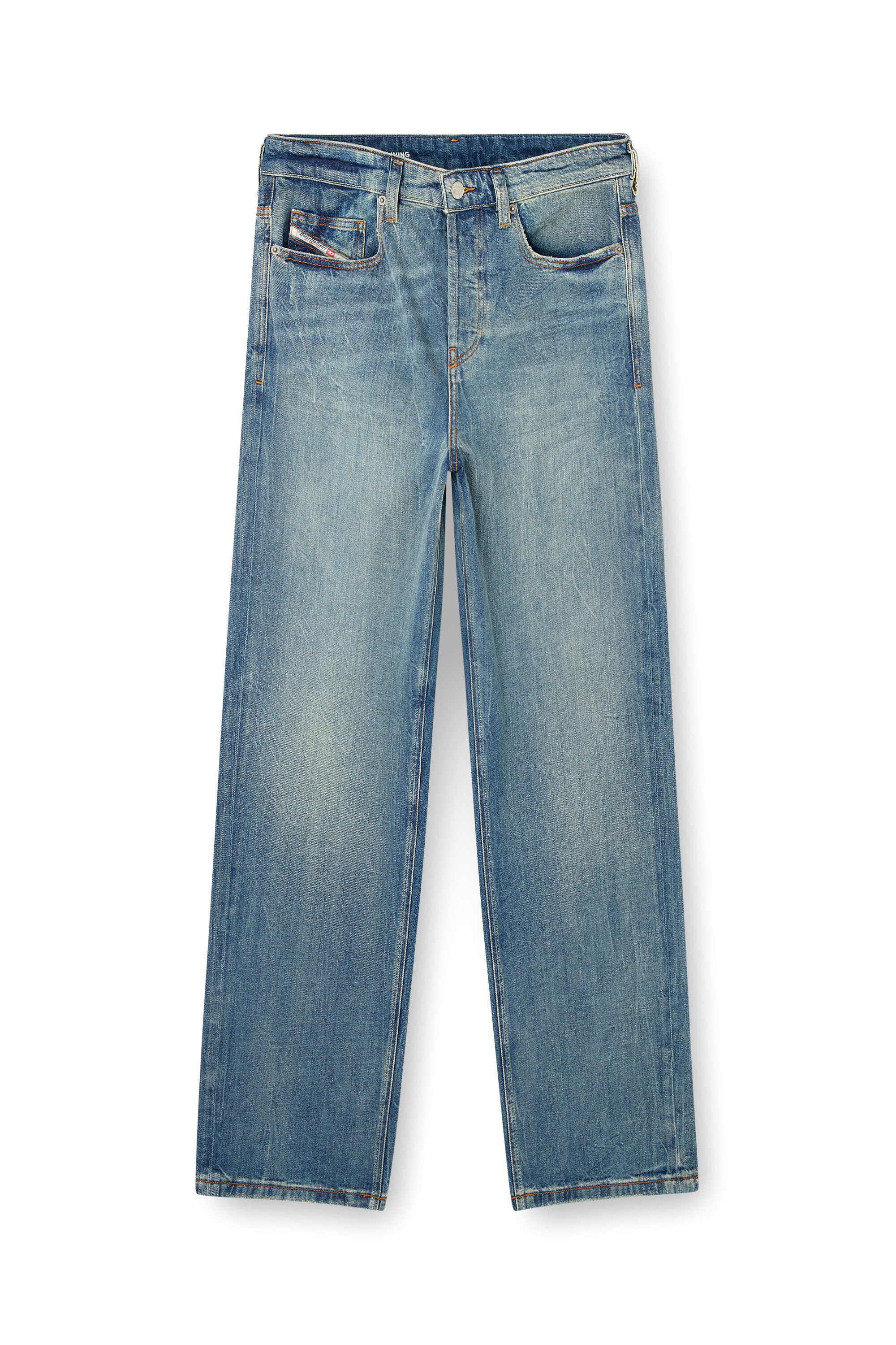 Men's Relaxed Jeans | Medium blue | Diesel 2001 D-Macro