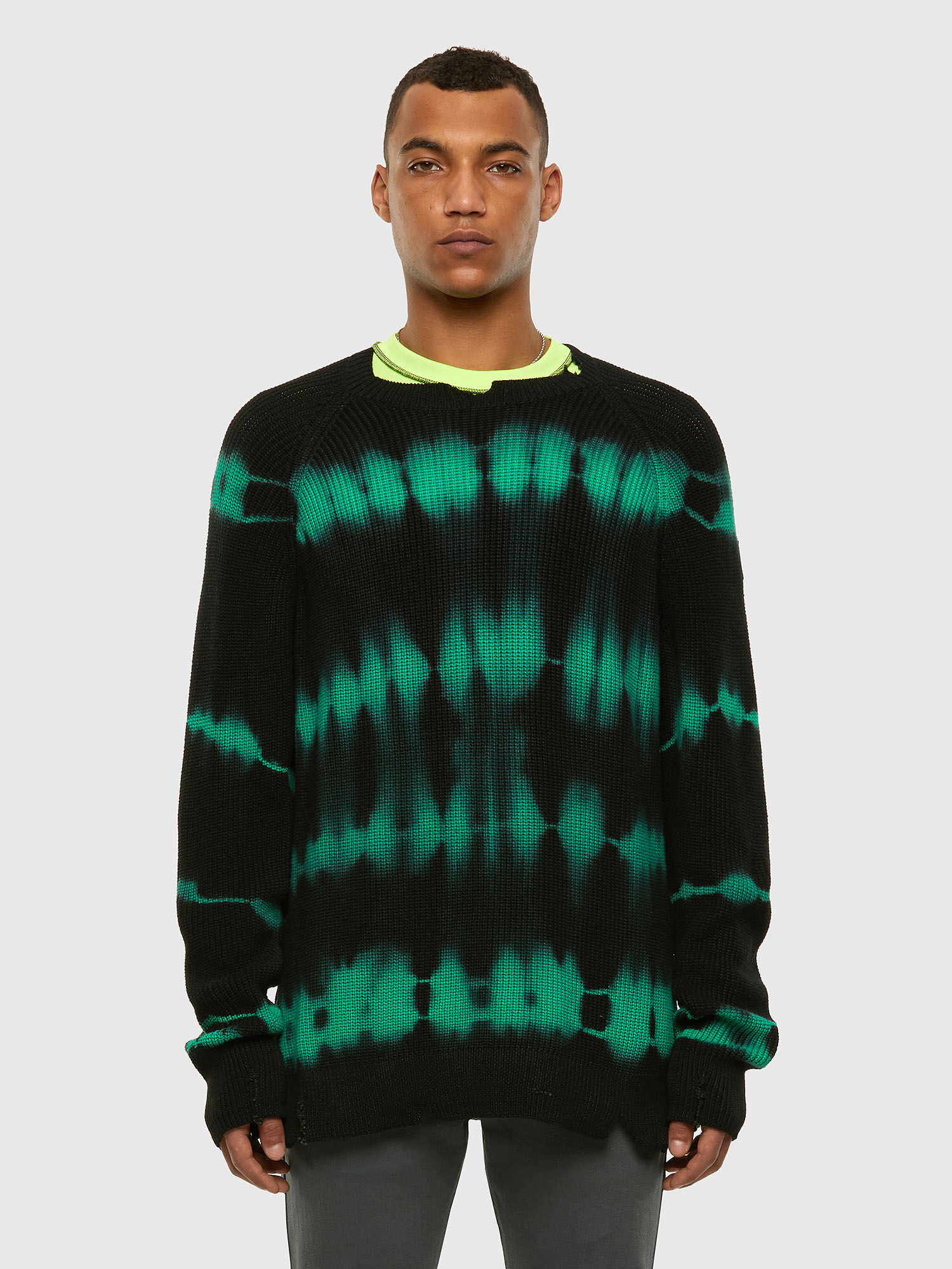 diesel green sweater