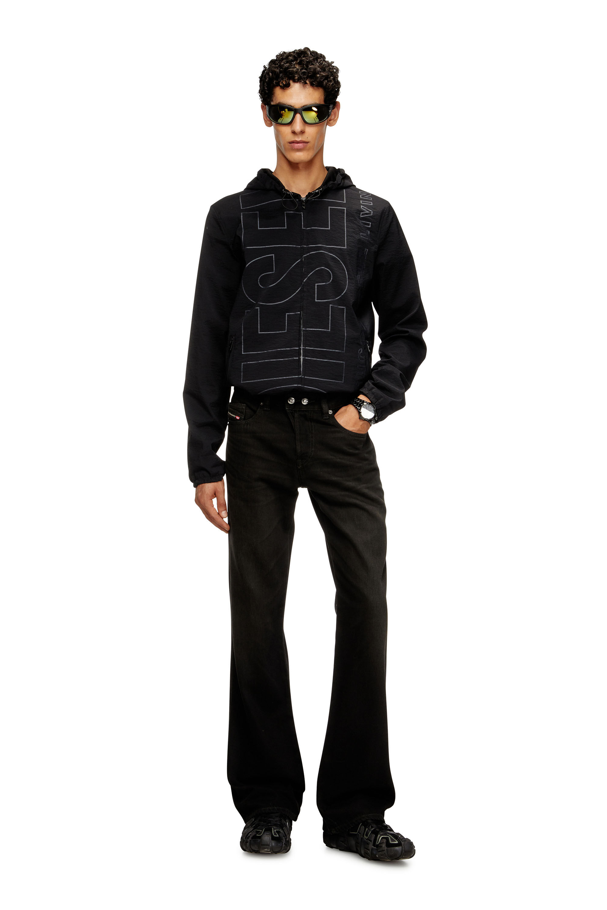希少モデル B_ant Ventura 451 Steel Men's Bootcut Jeans | Black/Dark grey | Diesel 1998 D-Buck