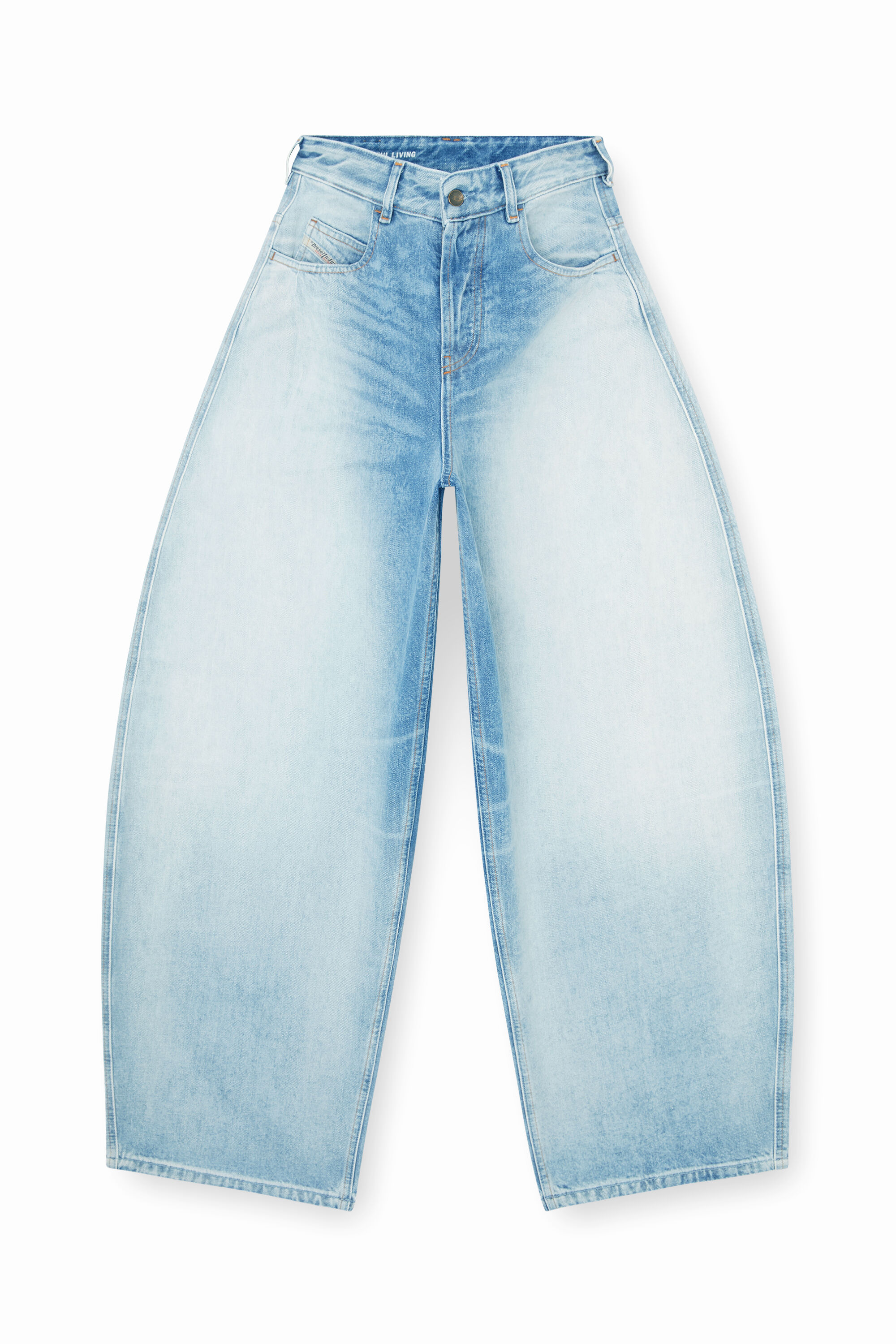 Women's Relaxed Jeans | Light Blue | Diesel 1987 D-Khelz