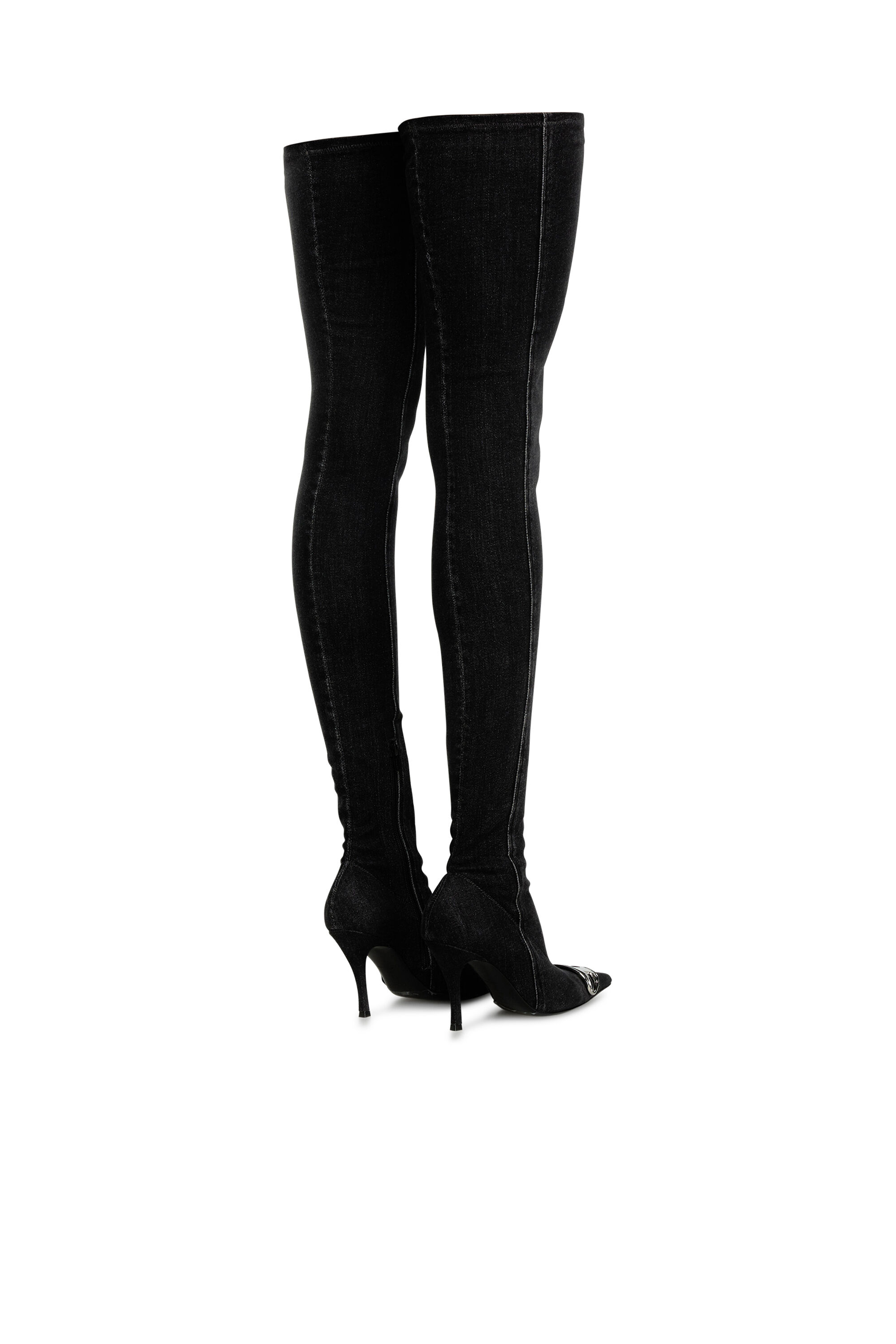 Women's D-Venus-Over the knee boot | Black | Diesel