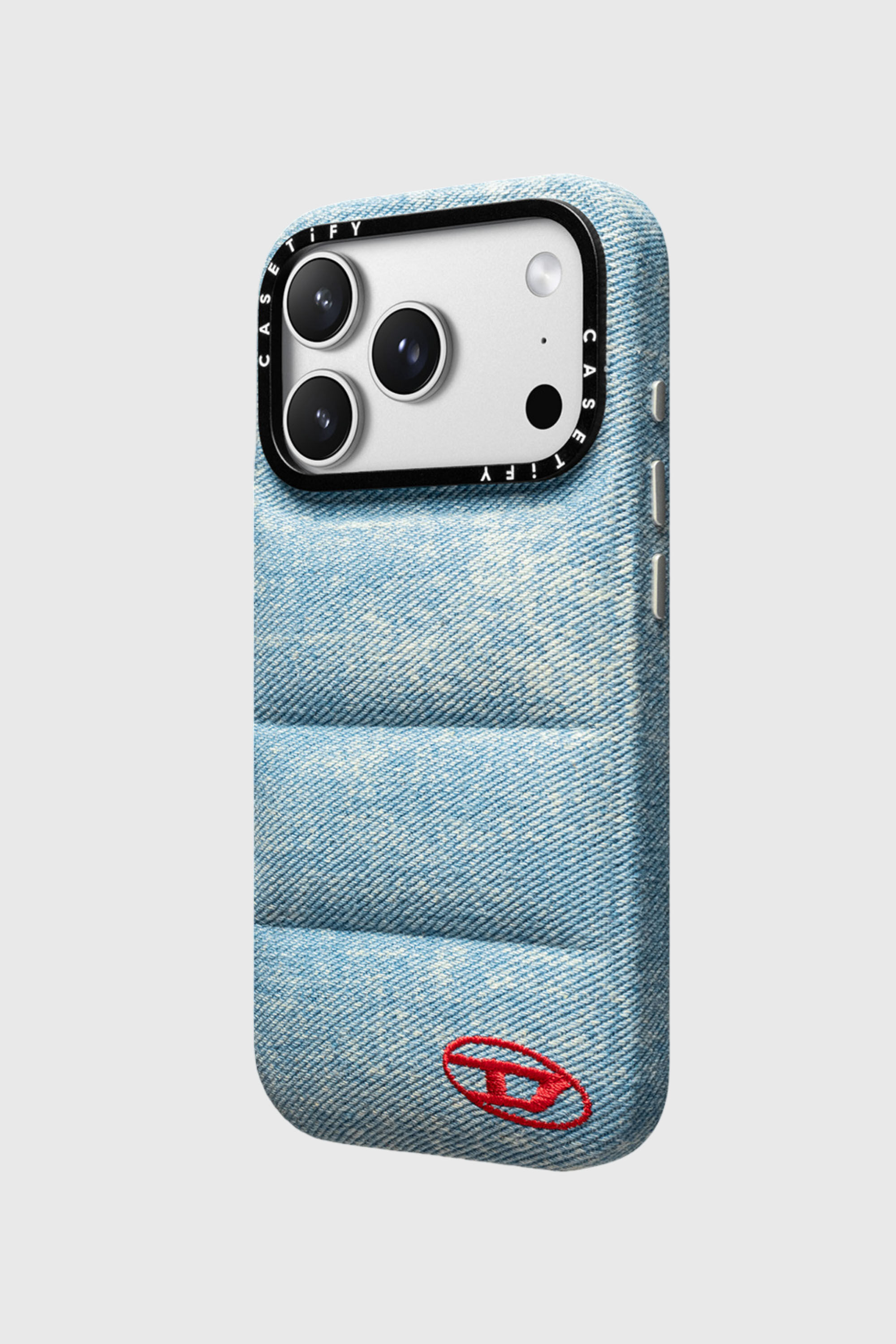 Women's Puffer case for iPhone 17 Pro | Blue | Diesel {{Country}}