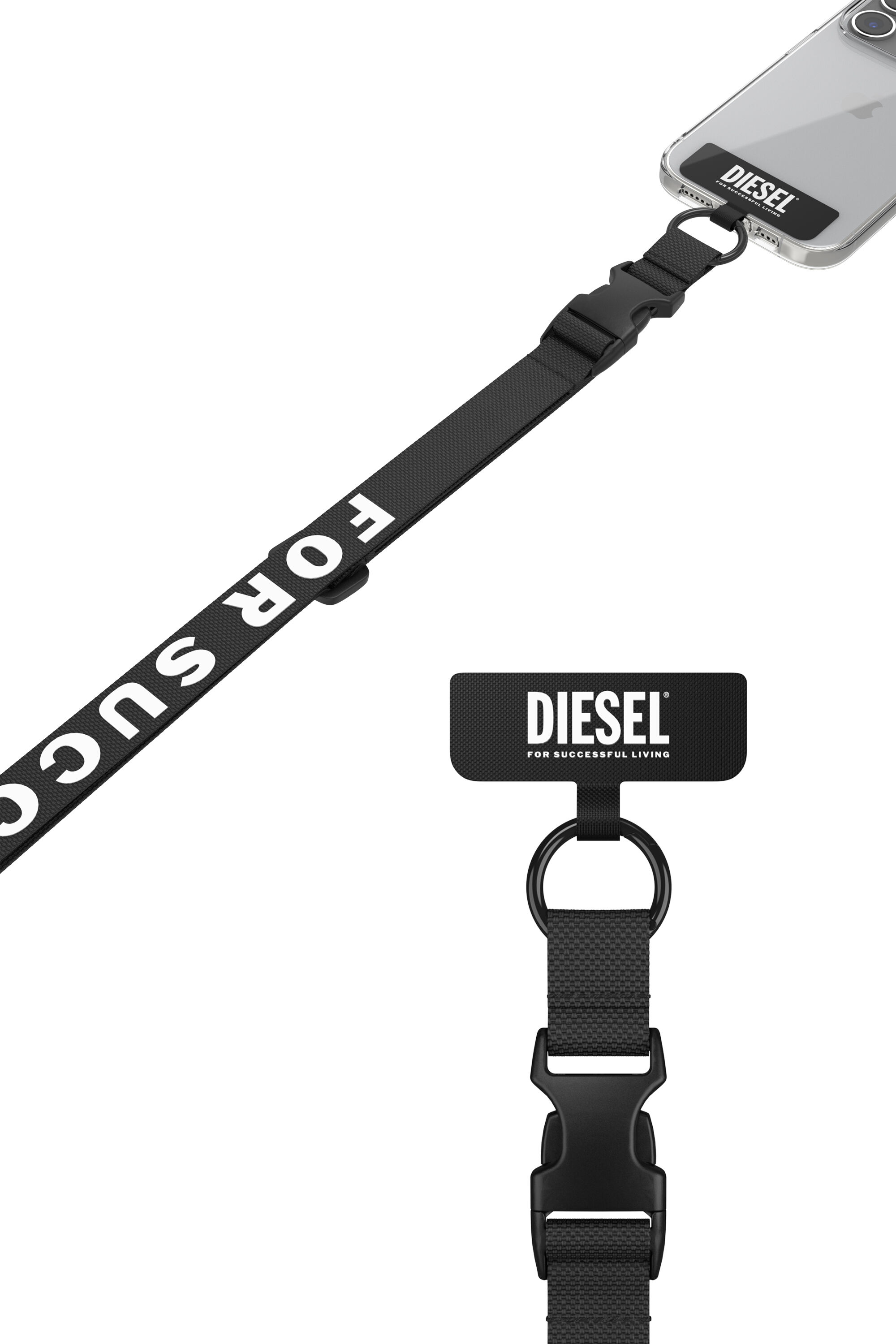 Diesel - 52944 UNIVERSAL NECKLACE, Unisex Universal necklace in Black - Image 4