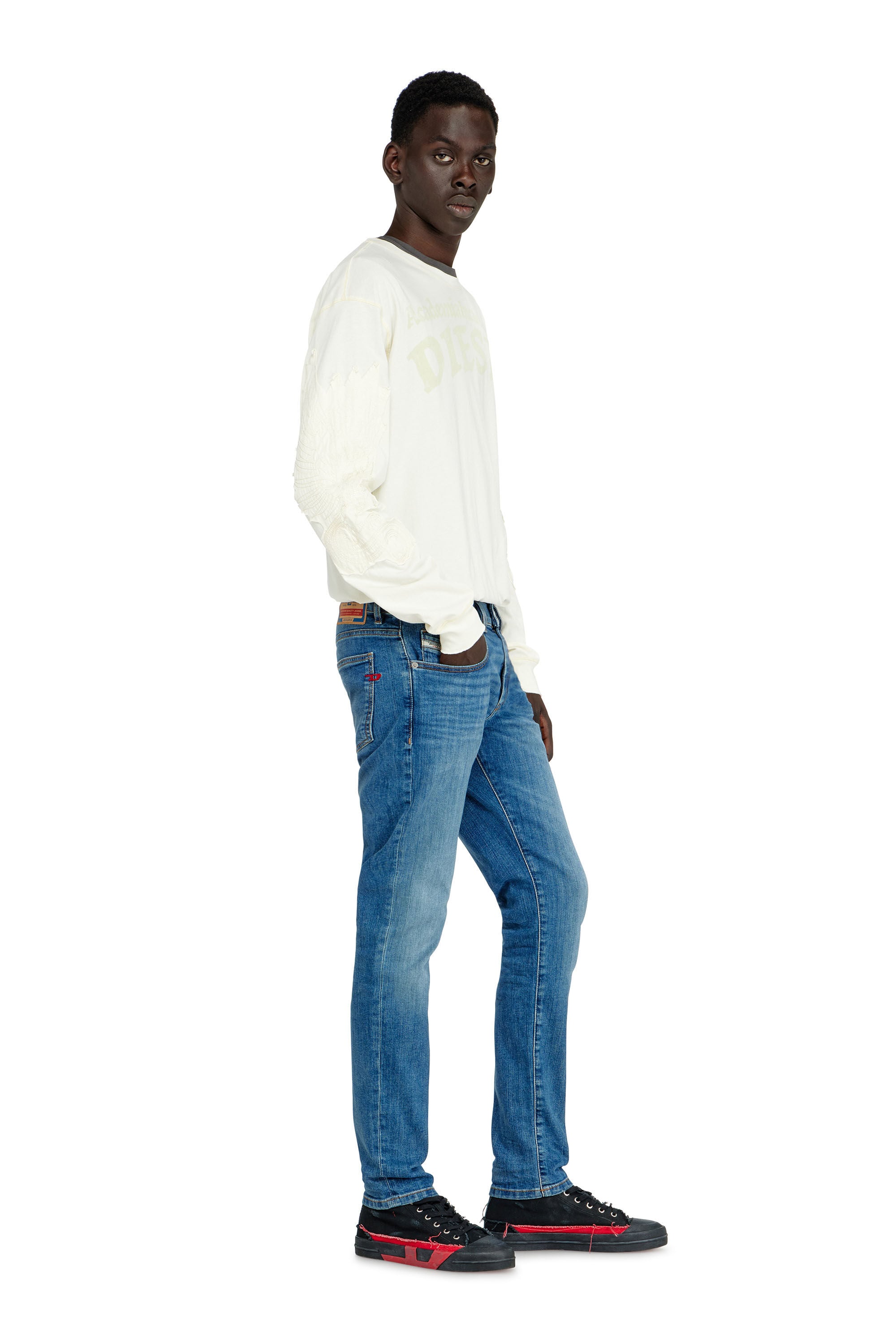 Men's Slim Jeans | Regular Waist 2019 D-StruktLight Blue | Diesel TR