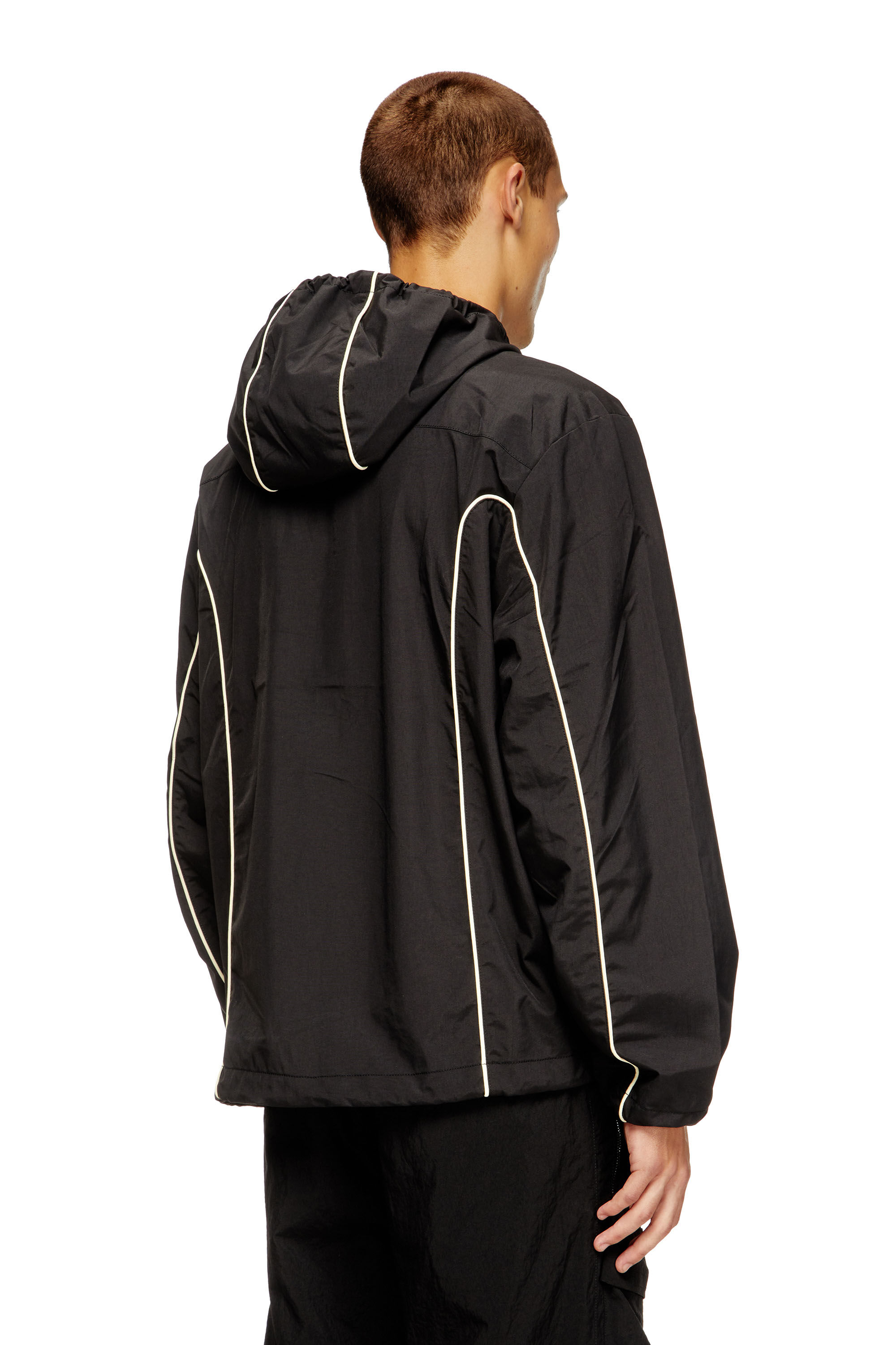 DIESEL J-Hives ブラック ナイロンジャケット ☆関税込☆DIESEL☆Diesel J-Hives Windbreaker Black☆ (DIESEL