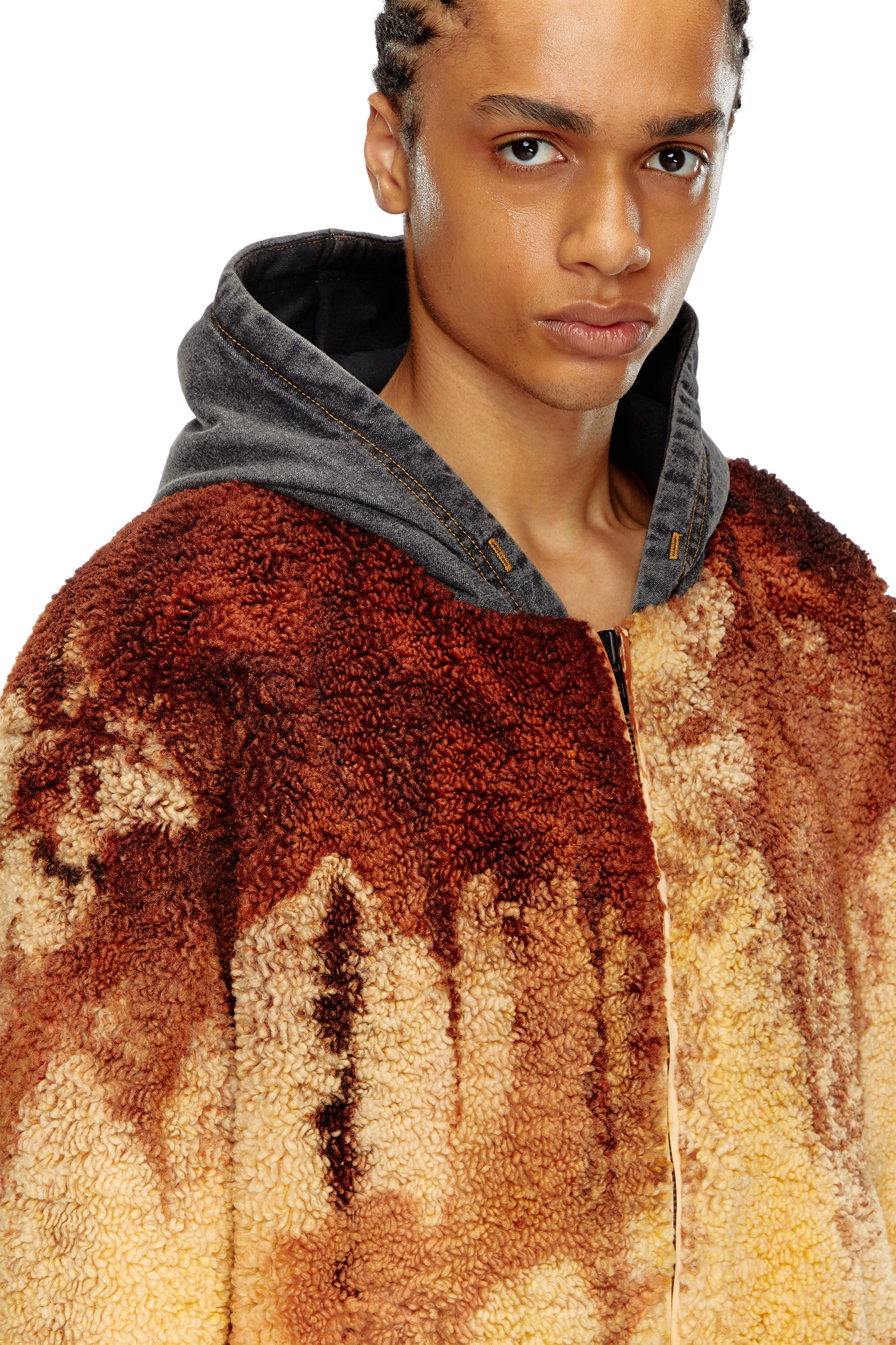 Orange teddy jacket cheap