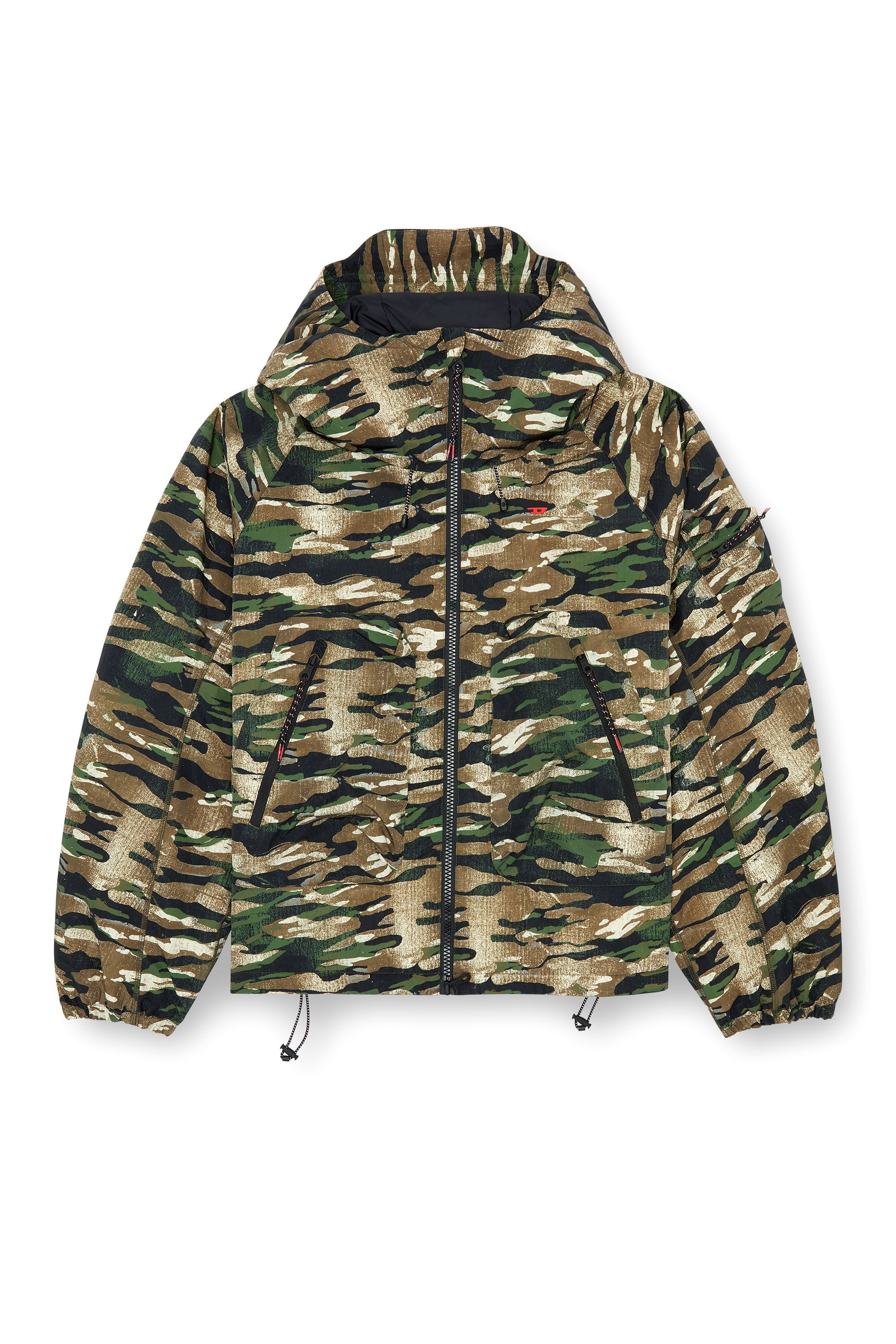 Camo jacket with hood online