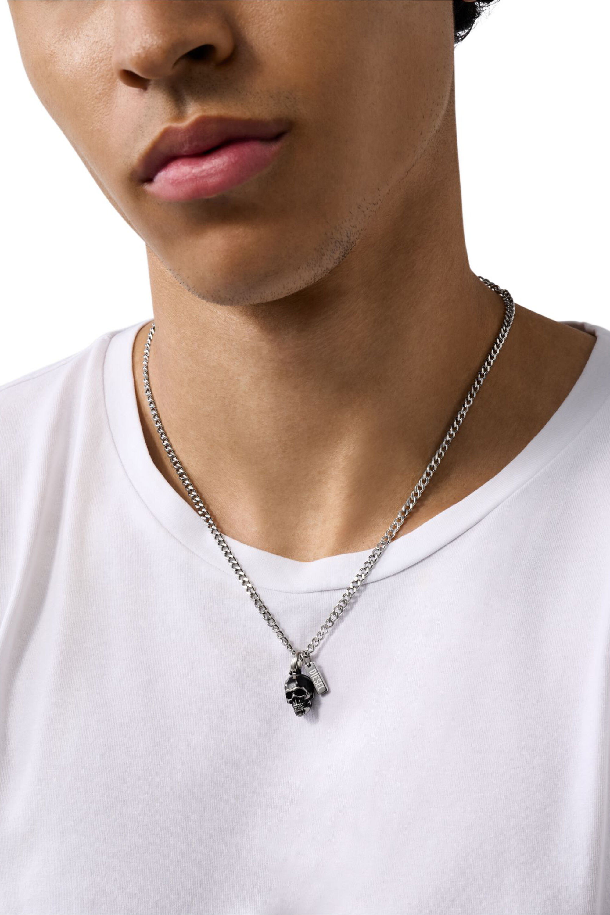 ★Diesel★Stainless Steel Pendant Necklace(Dx1581040) Women's Stainless Steel Pendant Necklace | Silver | Diesel