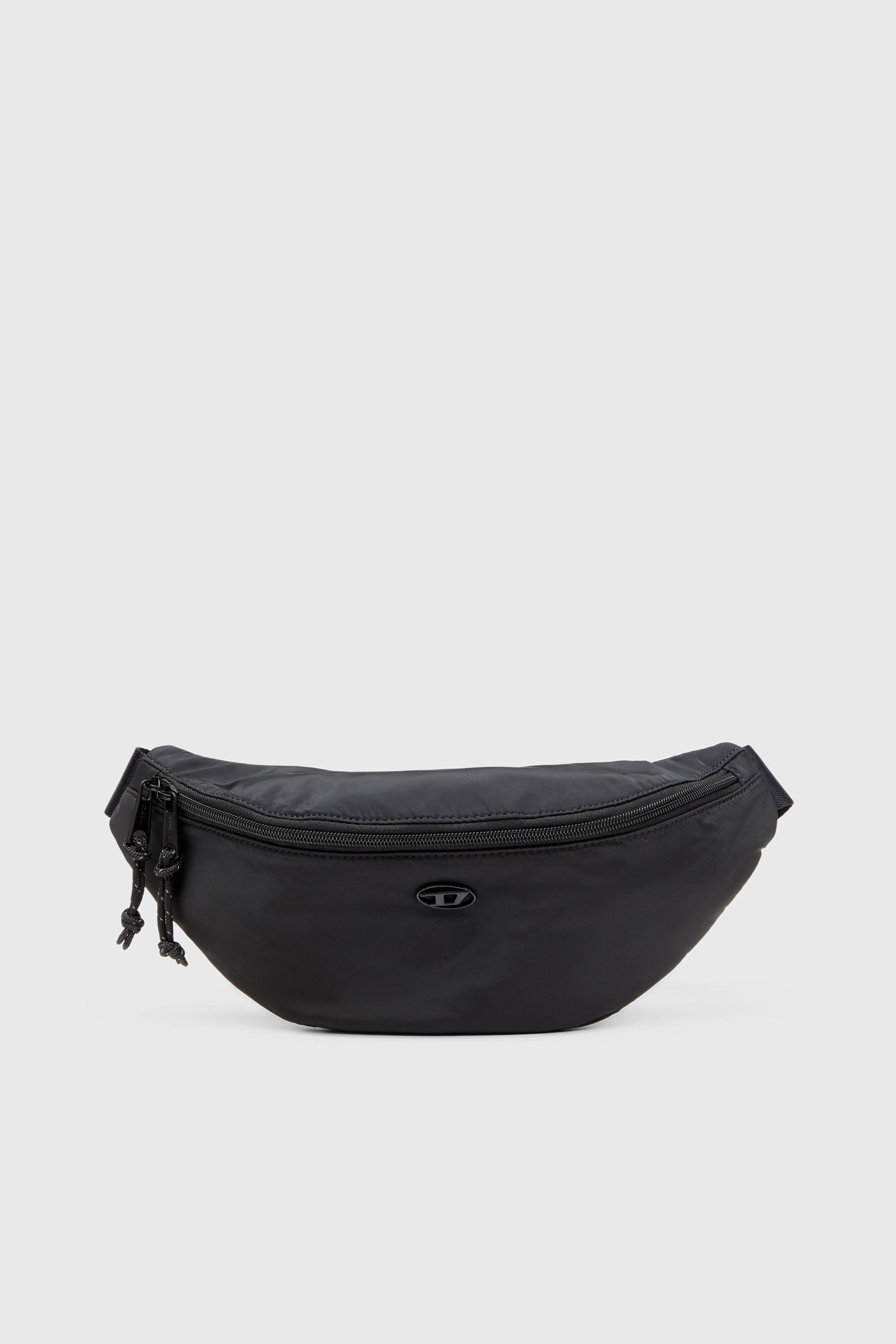 Men's D-Pack-Belt bag in satin-touch fabric | Black | Diesel TR