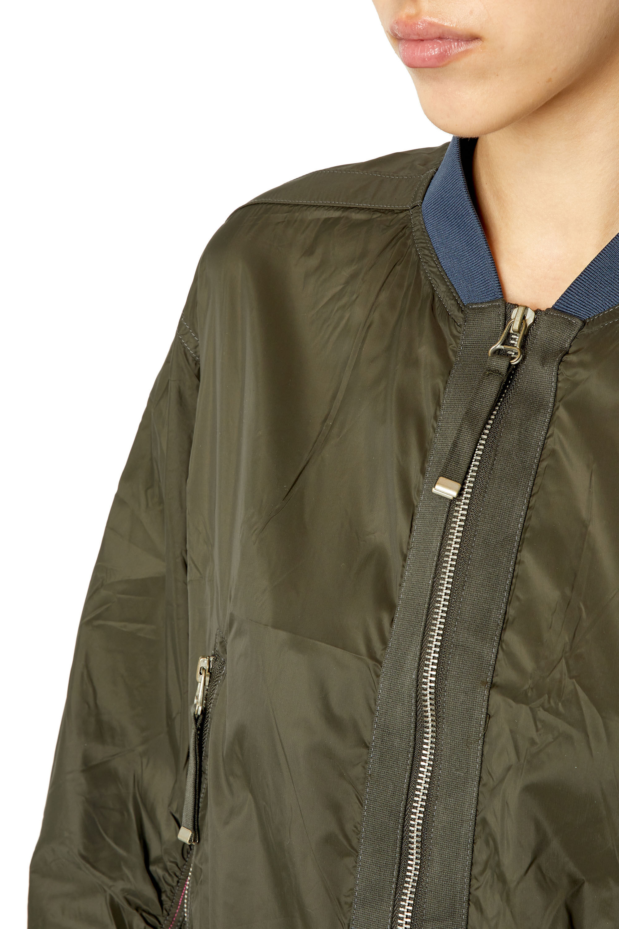 G-NOAK Woman: Bomber jacket in light nylon | Diesel G-NOAK Woman: Bomber jacket in light nylon | Diesel