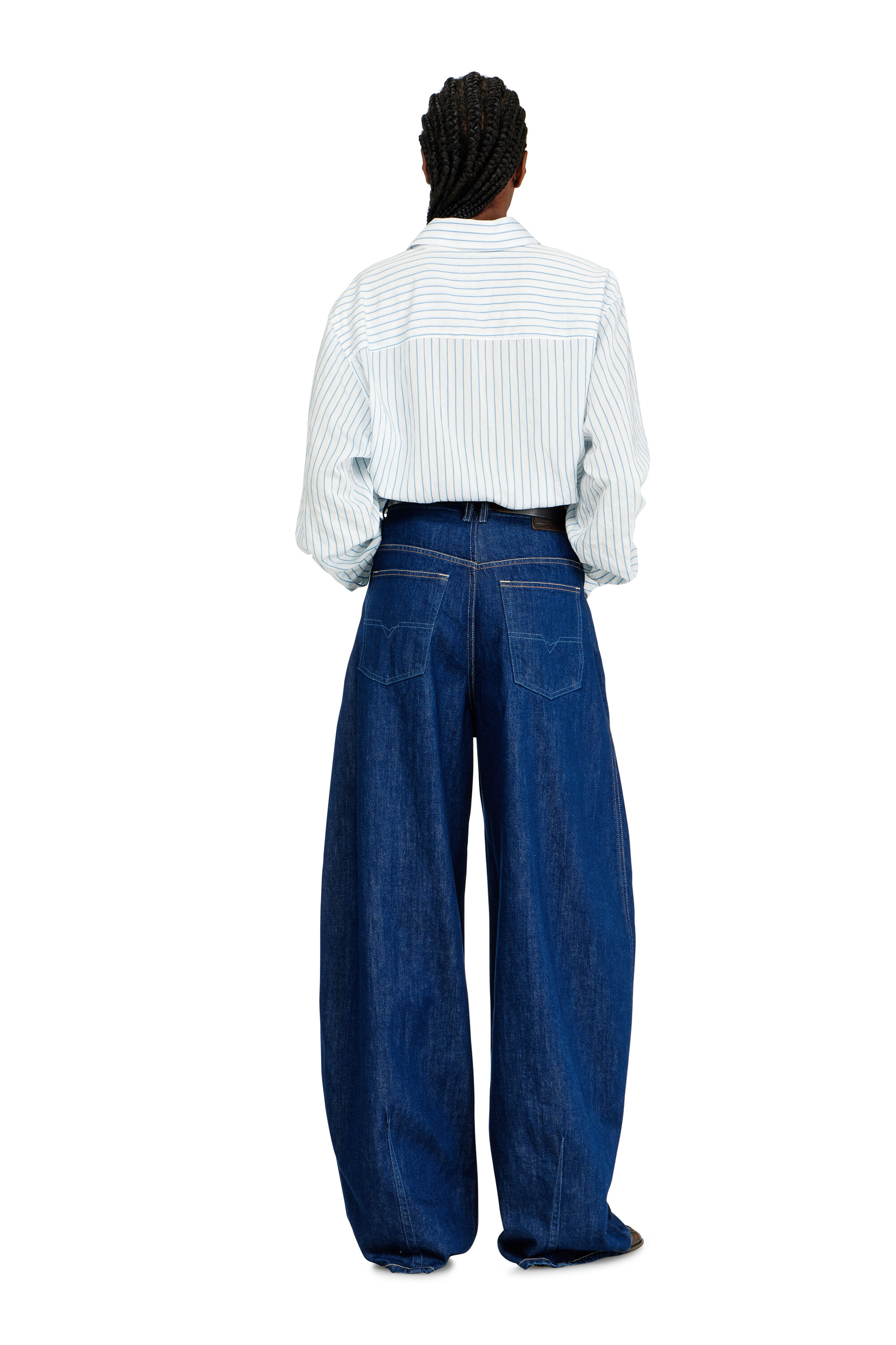Women's Relaxed Jeans | Dark Blue | Diesel 1987 D-Khelz