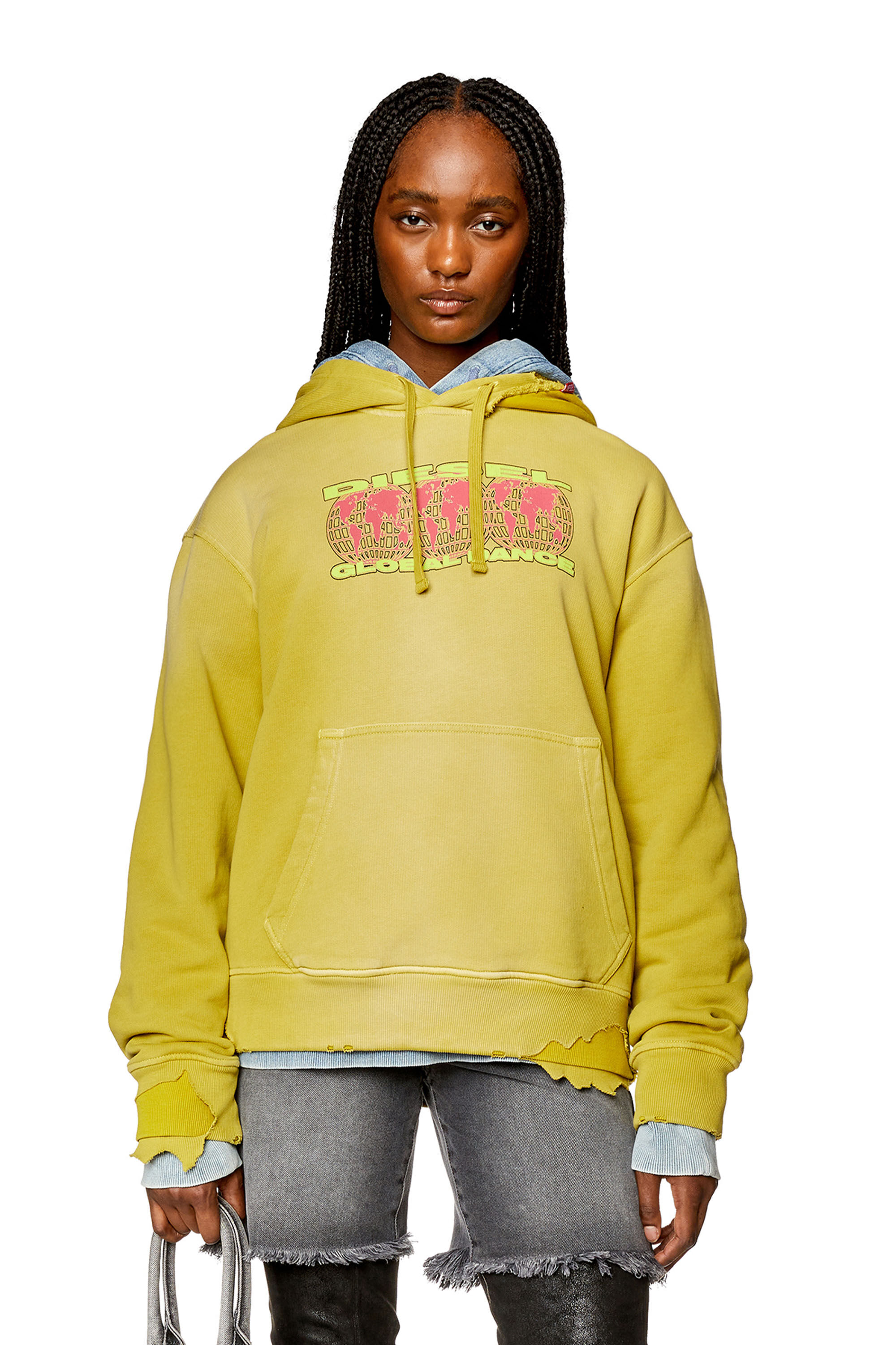 Yellow diesel new arrivals hoodie