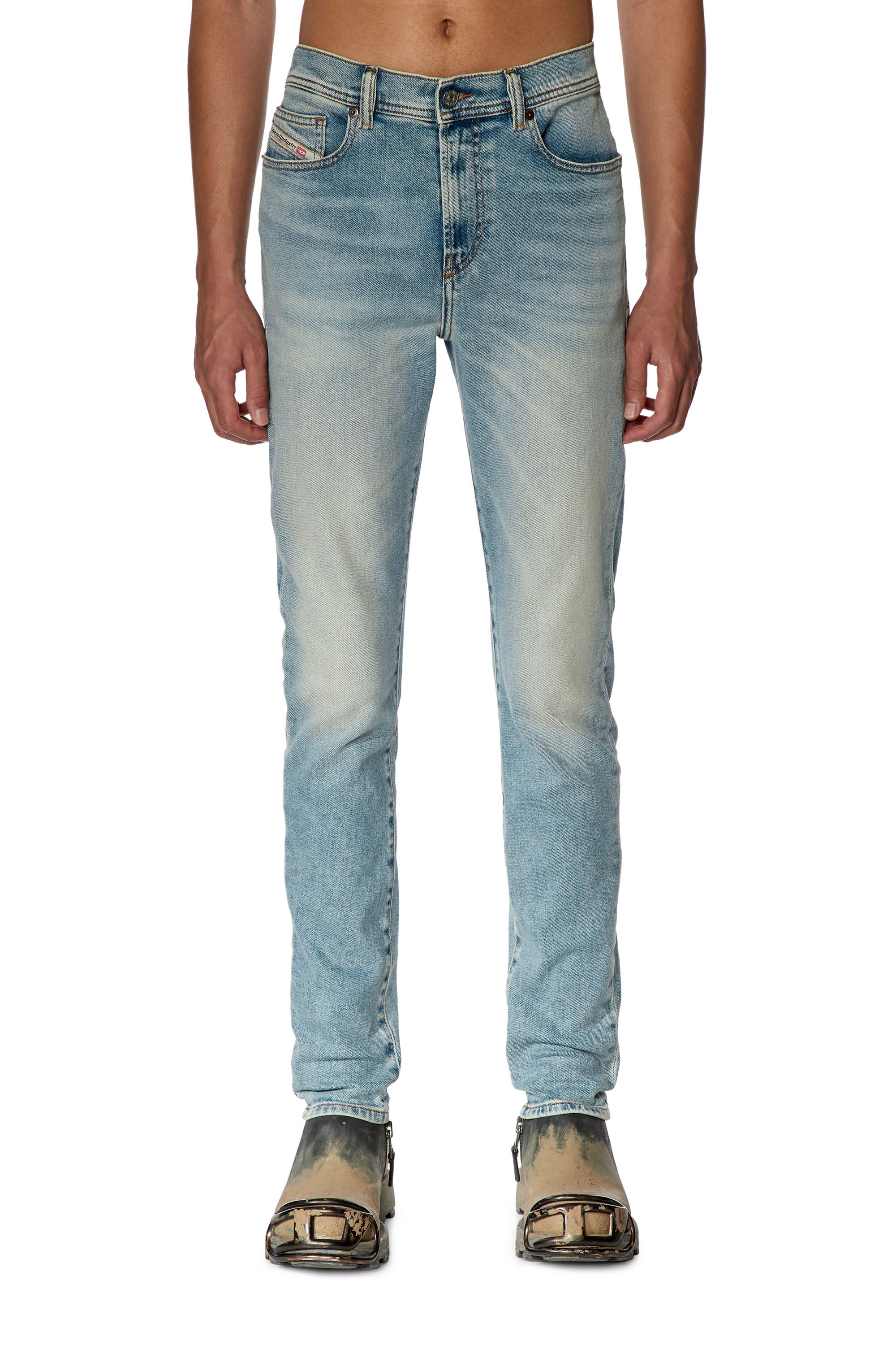 Diesel - Skinny Jeans 1983 D-Amny 09E82, Light Blue - Image 3