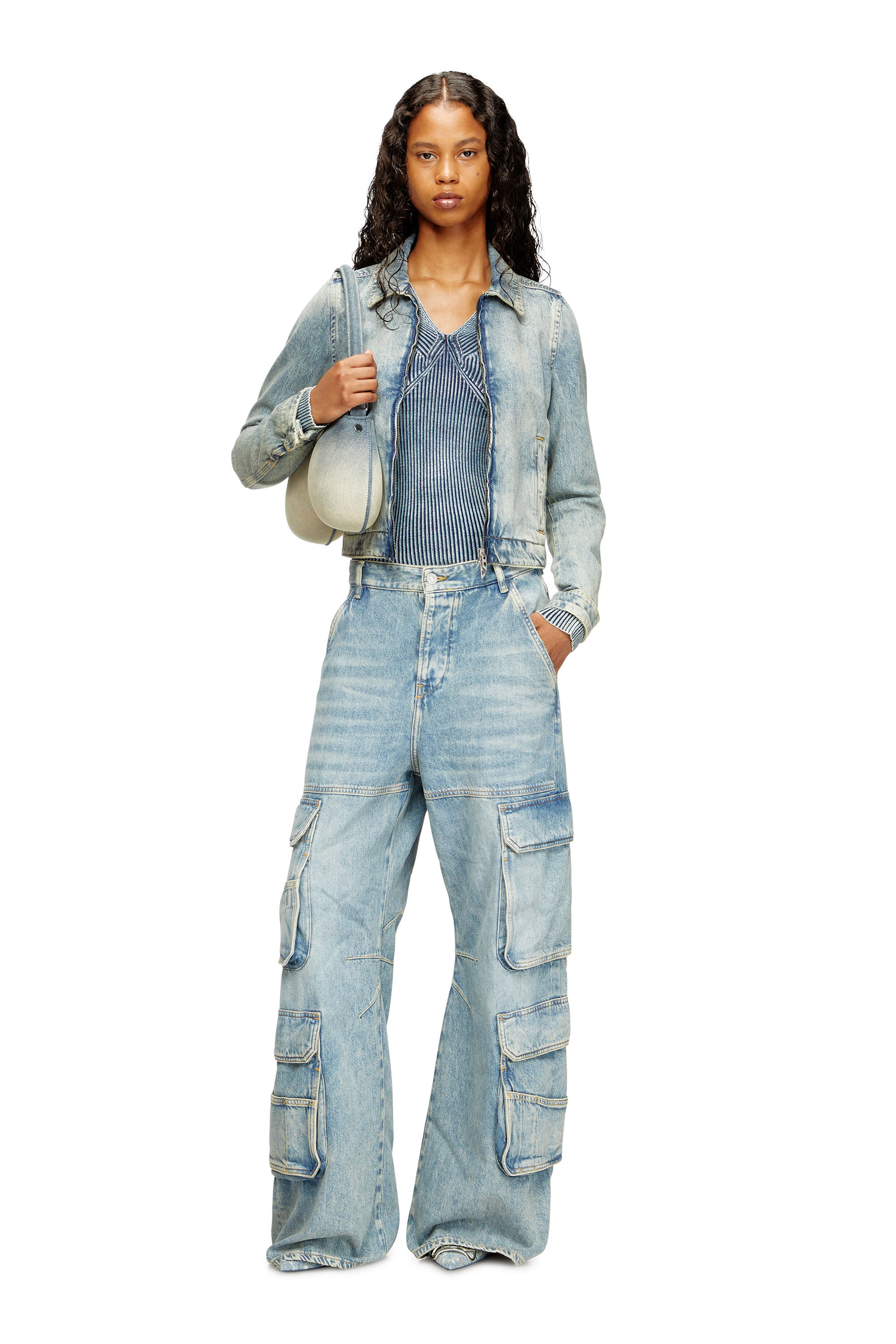 Women's Relaxed Jeans | Light Blue | Diesel 1996 D-Sire