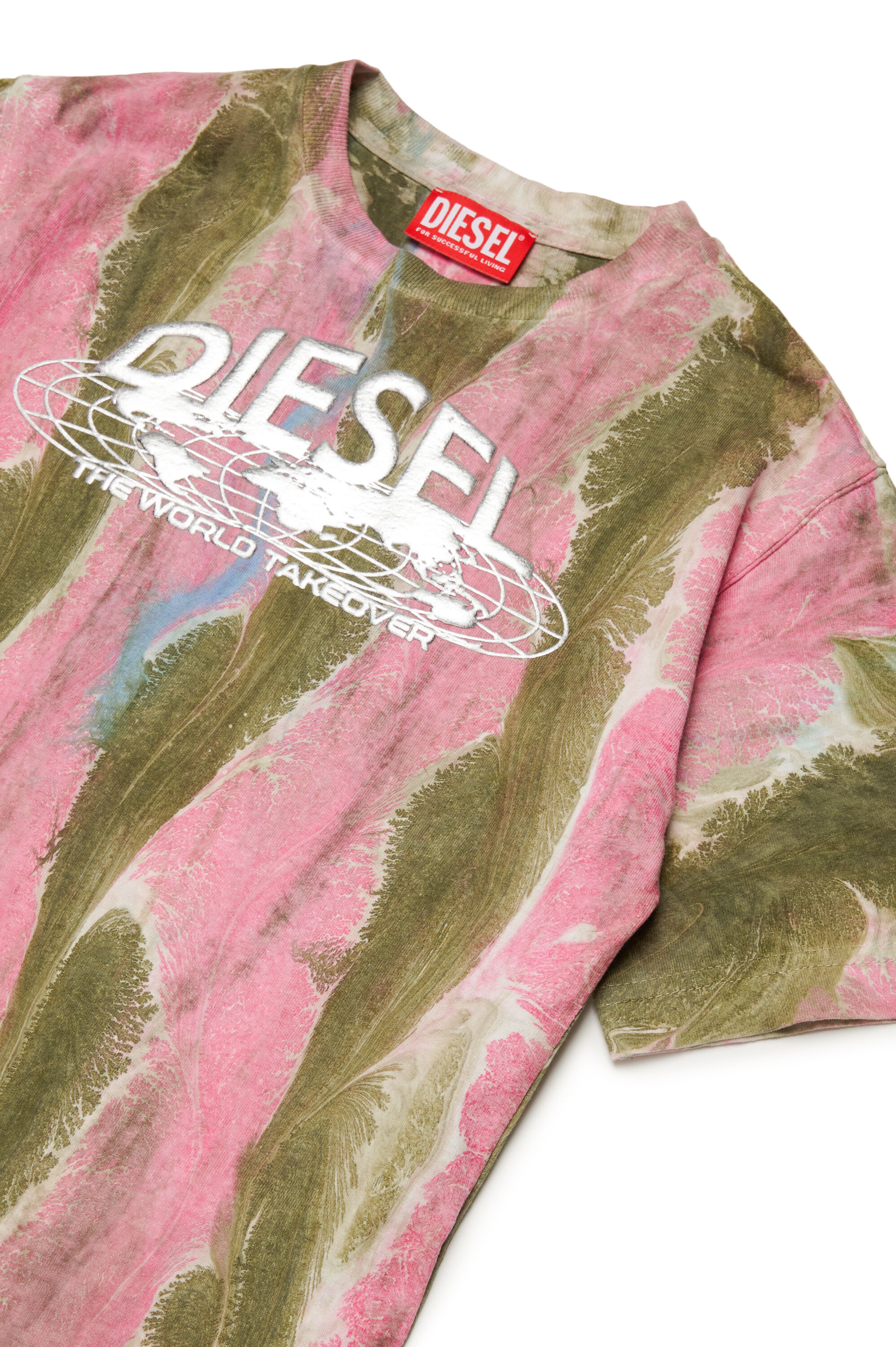 Diesel - TWASHL2 OVER, Pink/Black - Image 3