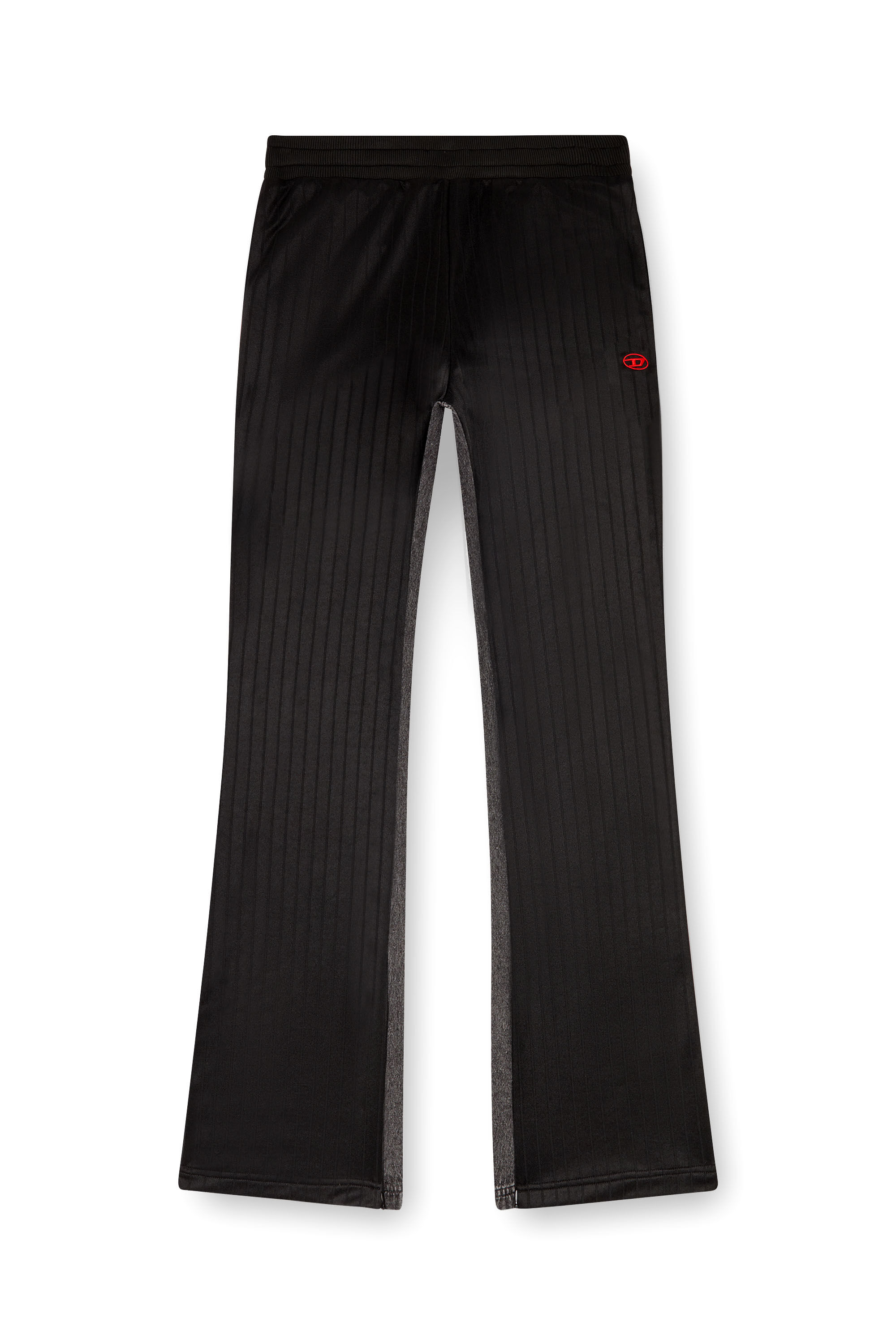 Men's Track pants in triacetate and denim | Black | Diesel