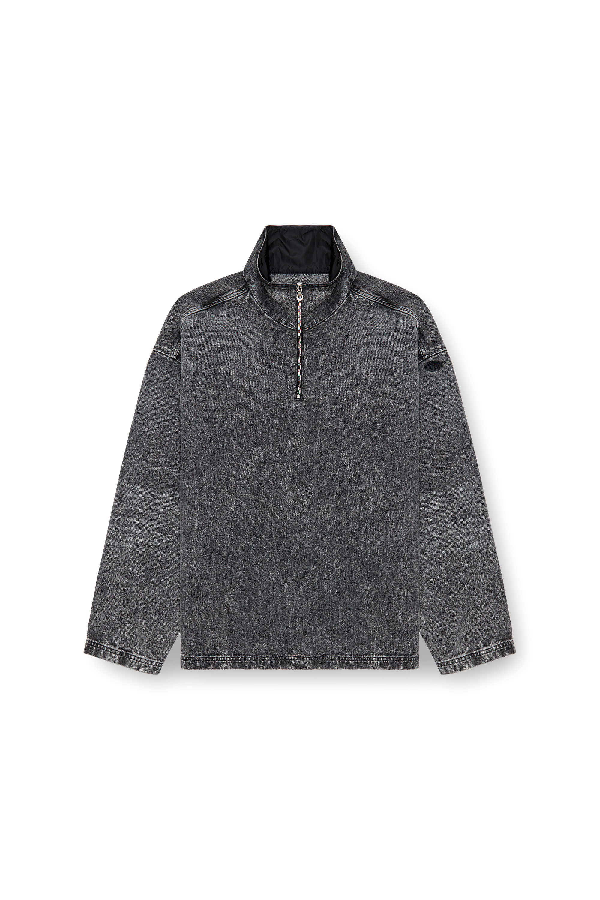 Mens denim pullover best sale