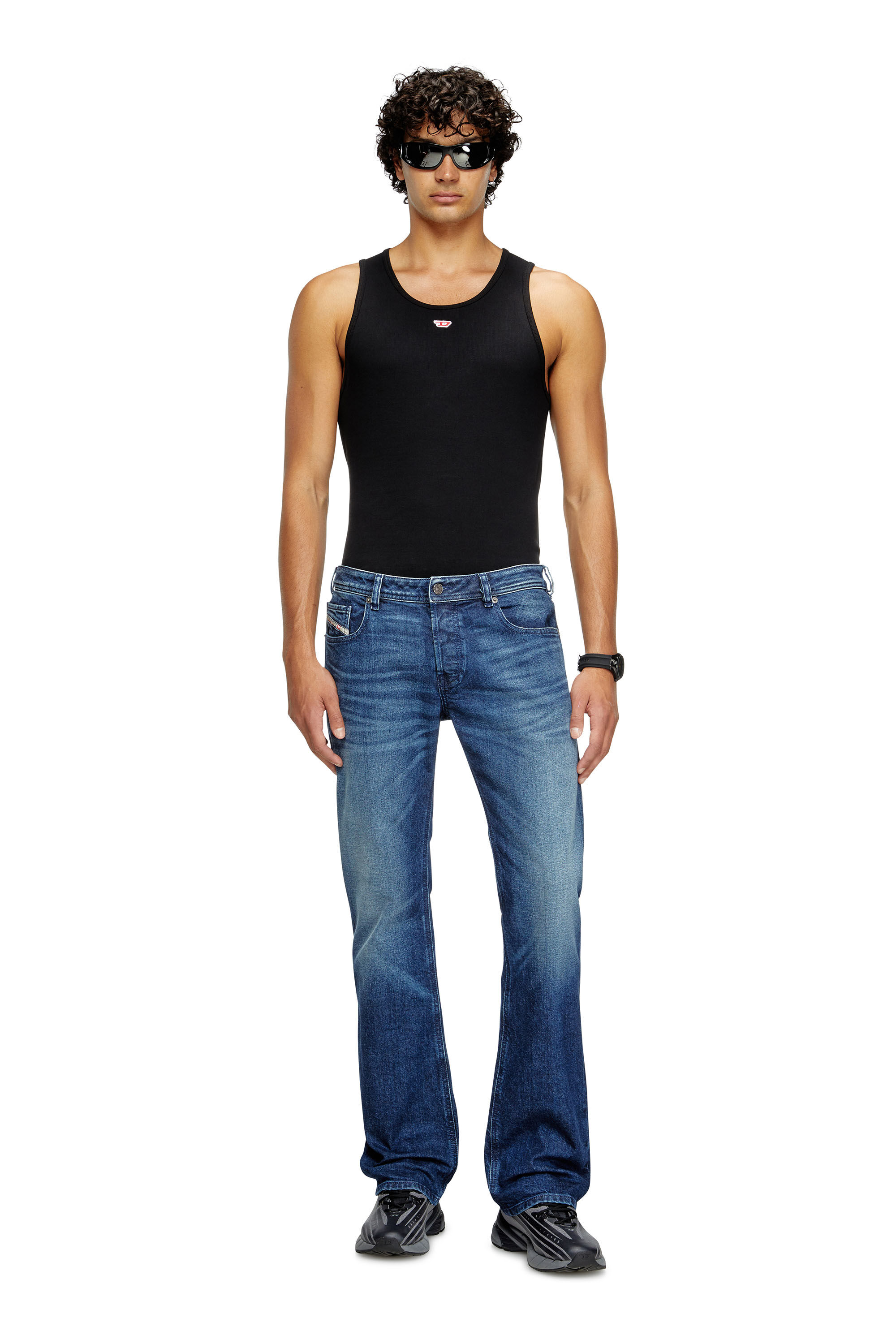 Men's Bootcut Jeans | Dark Blue | Diesel 2007 Zatiny