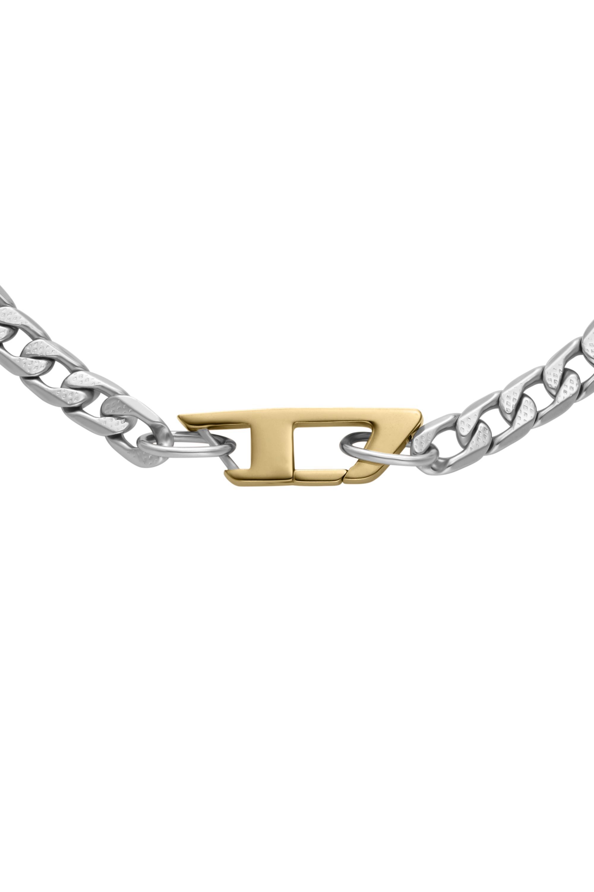 Diesel Men's Two-Tone Stainless Steel Chain Necklace (Model