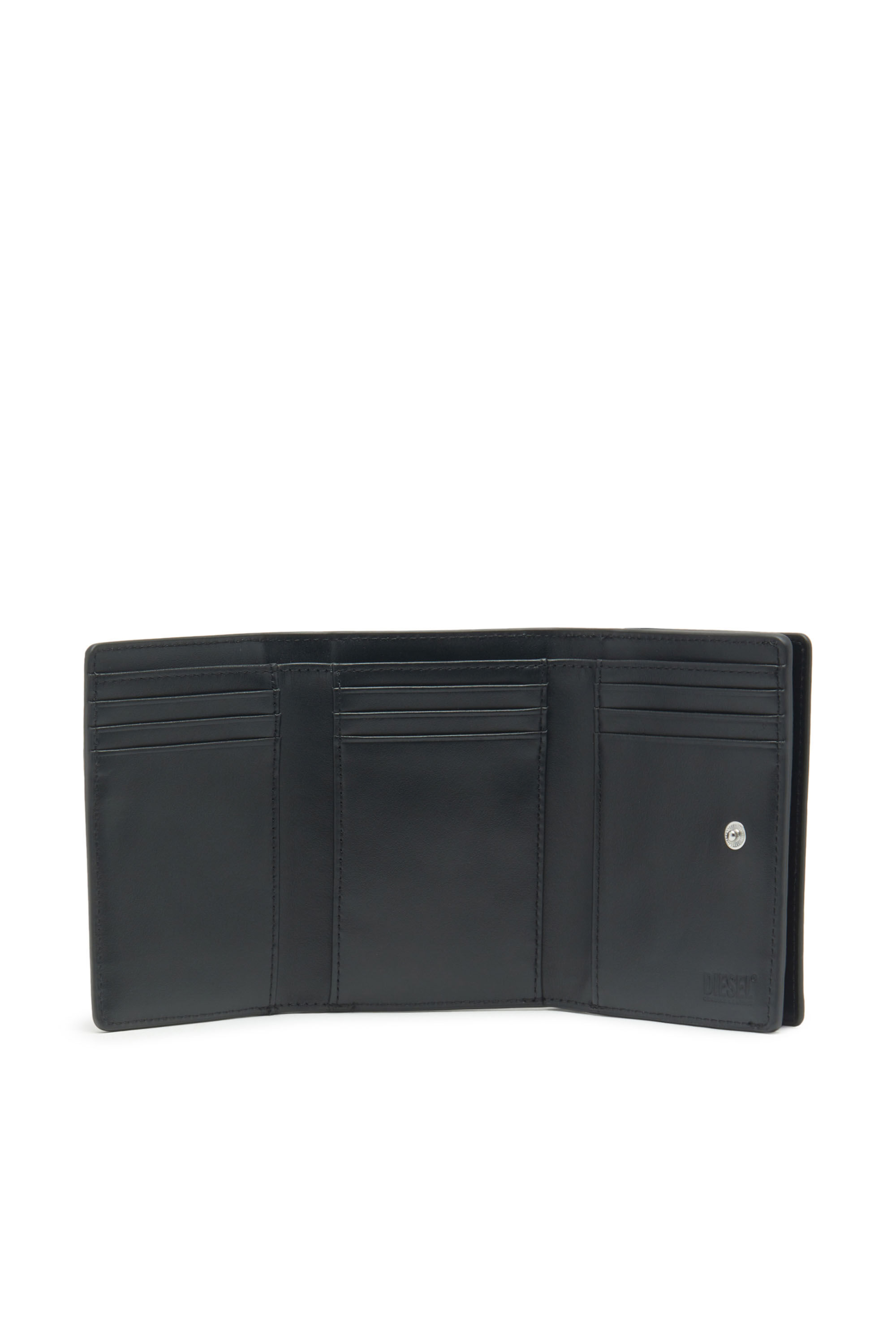 Men's Tri-fold wallet in textured leather | Diesel TRI-FOLD COIN