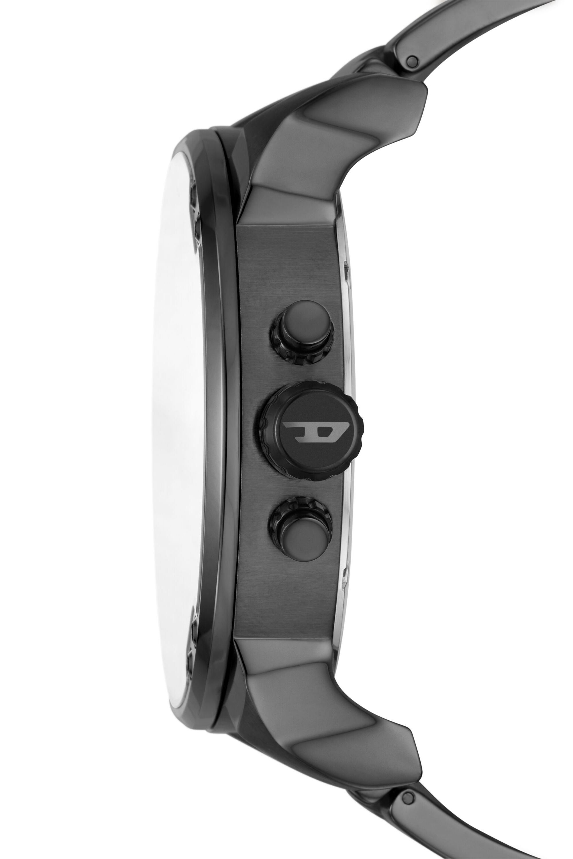 Diesel - DZ7477, Man's Mr. Daddy Gunmetal Stainless Steel Watch in Black - 3