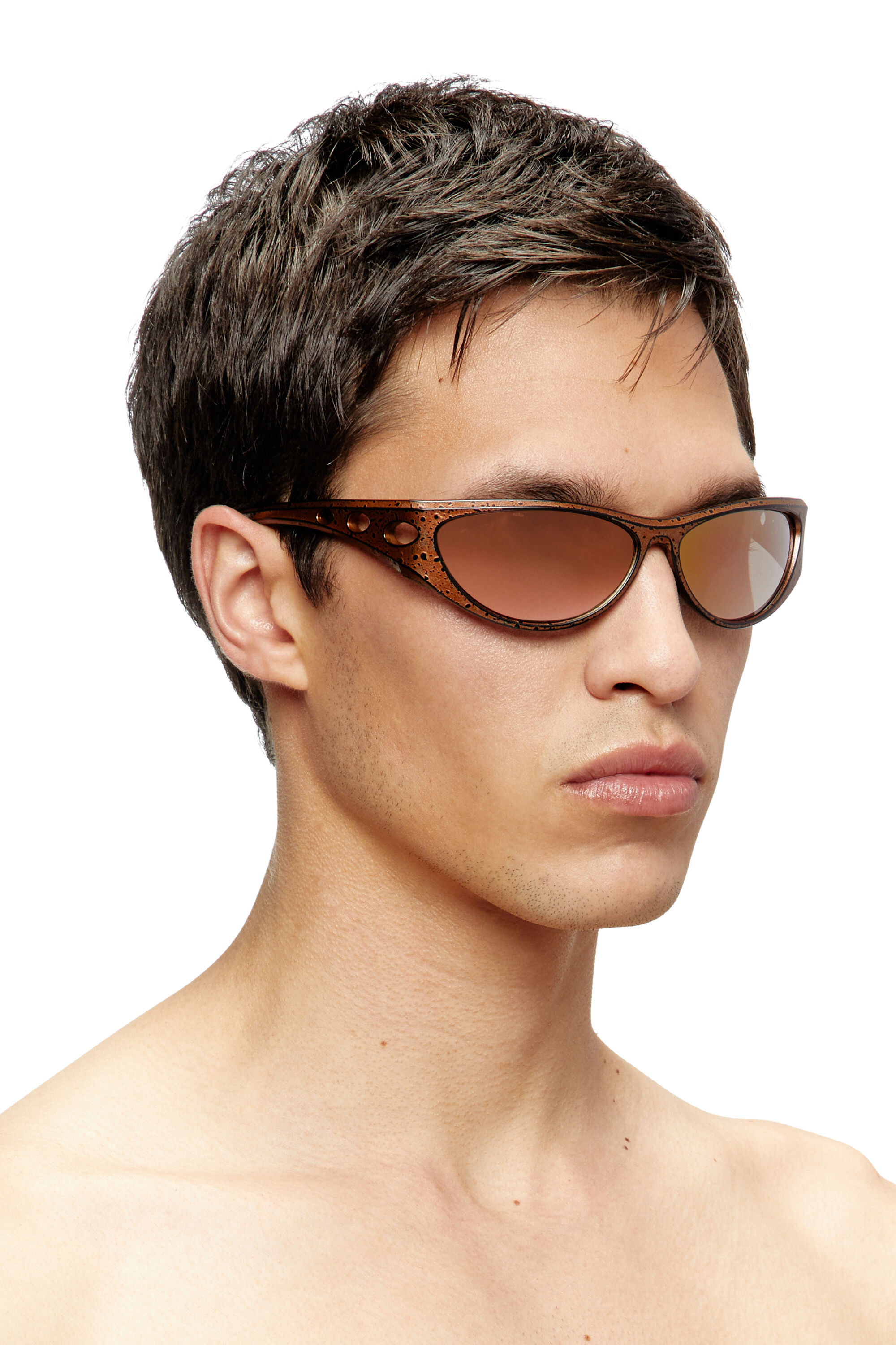 小物 DIESEL Cat-eye style sunglasses Women's Cat-eye style sunglasses | Black | Diesel