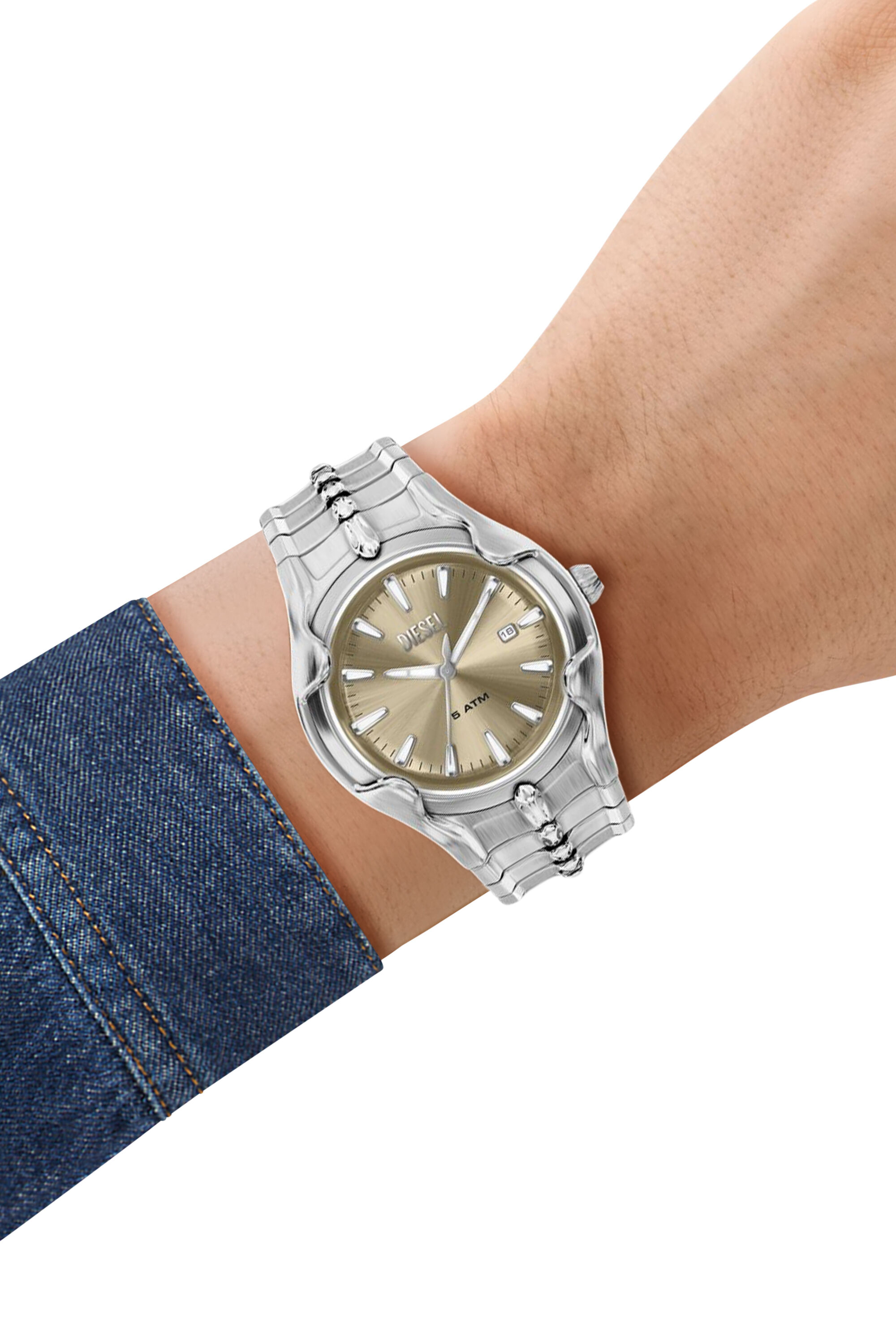 Men's Vert Stainless Steel Watch | Silver | Diesel