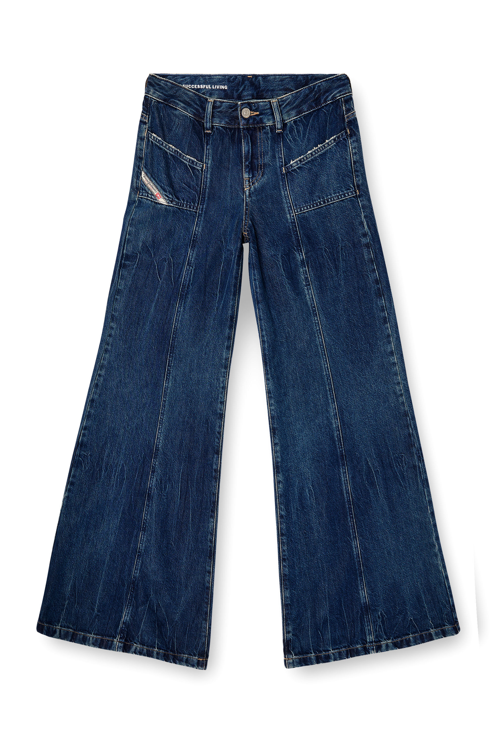 Women's Flare Jeans | Medium blue | Diesel D-Akii